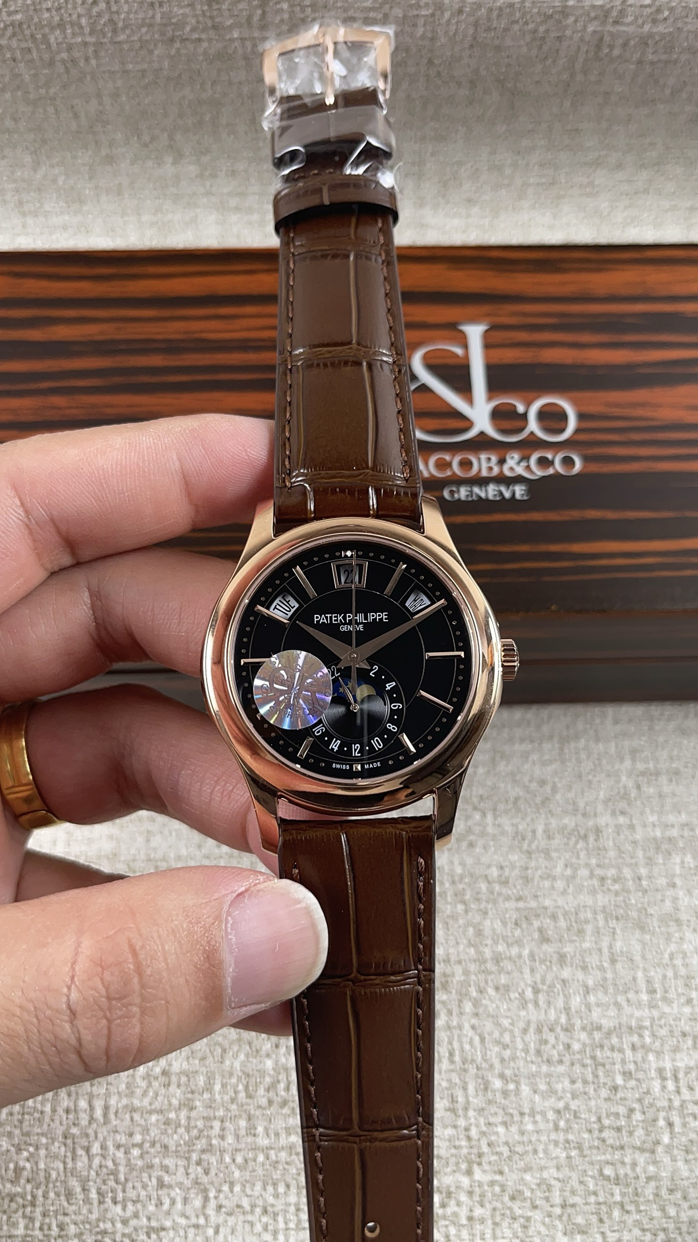 NO:158298,GR!  Patek Philippe series!  Paired with Cal324 movement!  ,,patek philippe19860909GR！百达翡丽系列！搭配Cal324机芯！,,patek philippe,Watch