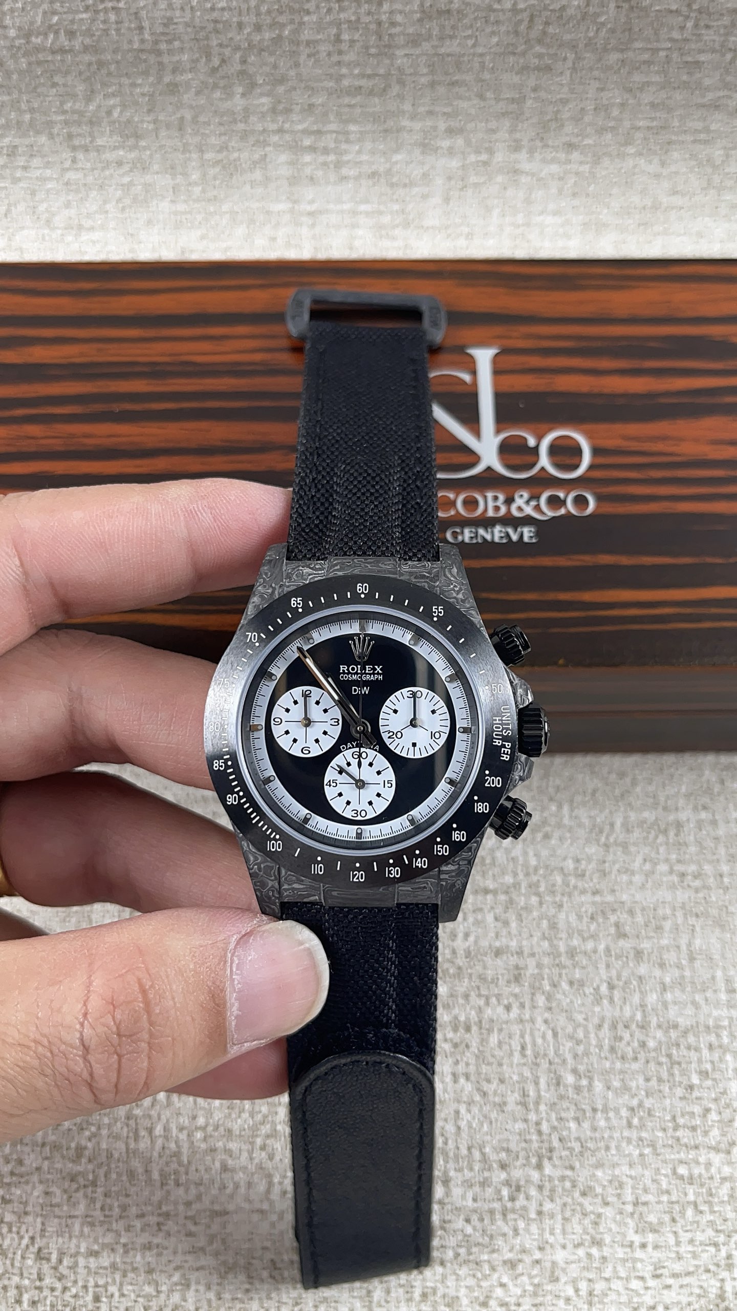 NO:158319,DIW!  Rolex Carbon Fiber Ditona Series!  Match with the movement!  ,,rolex19860909DIW！劳力士碳纤维迪通拿系列！搭配机芯！,,rolex,Watch