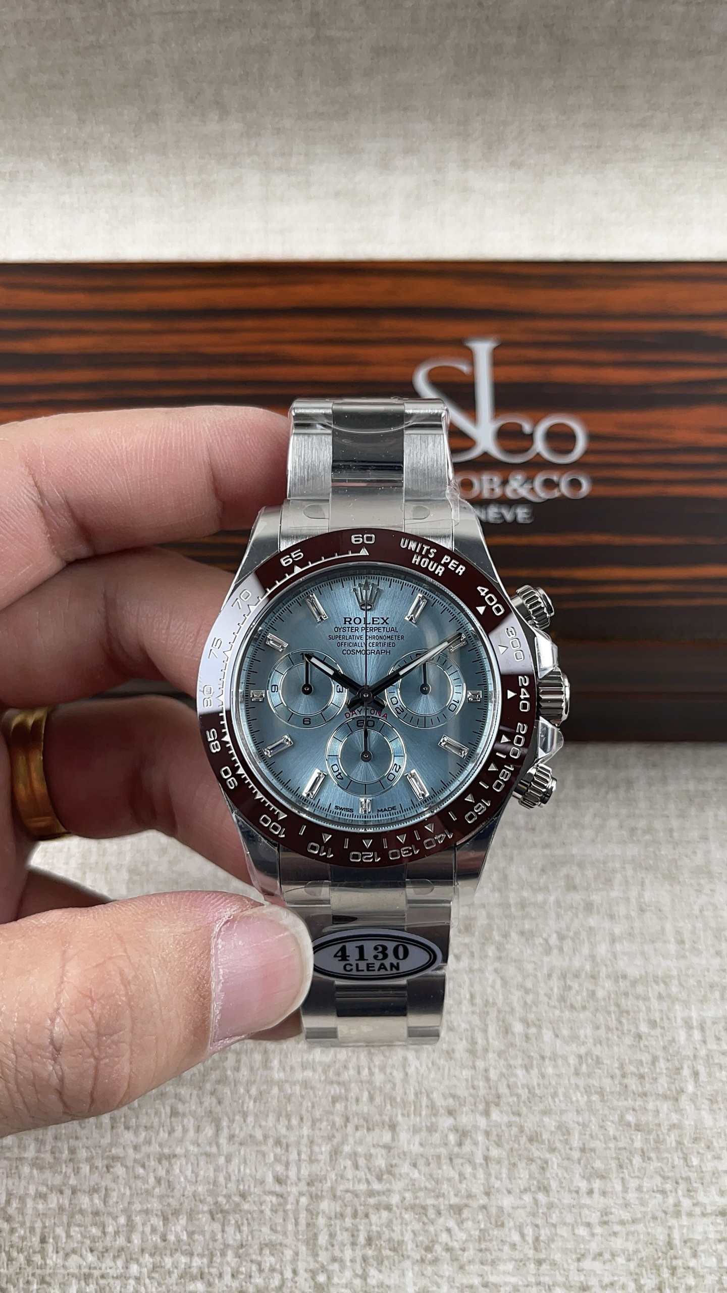 NO:158300,Factory C!  Rolex Icelandi Series!  Match with the movement!  ,,rolex19860909C厂！劳力士冰蓝迪系列！搭配机芯！,,rolex,Watch