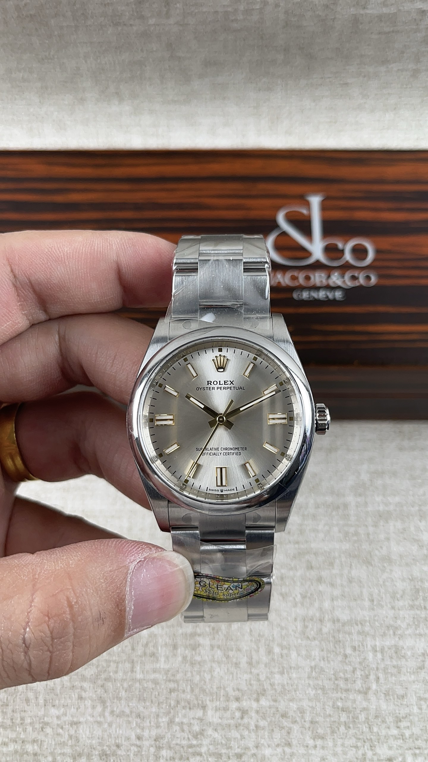 NO:158302,Factory C!  Rolex 36 Champagne Gold Constant Series!  Match with the movement!  ,,rolex19860909C厂！劳力士36香槟金恒动系列！搭配机芯！,,rolex,Watch