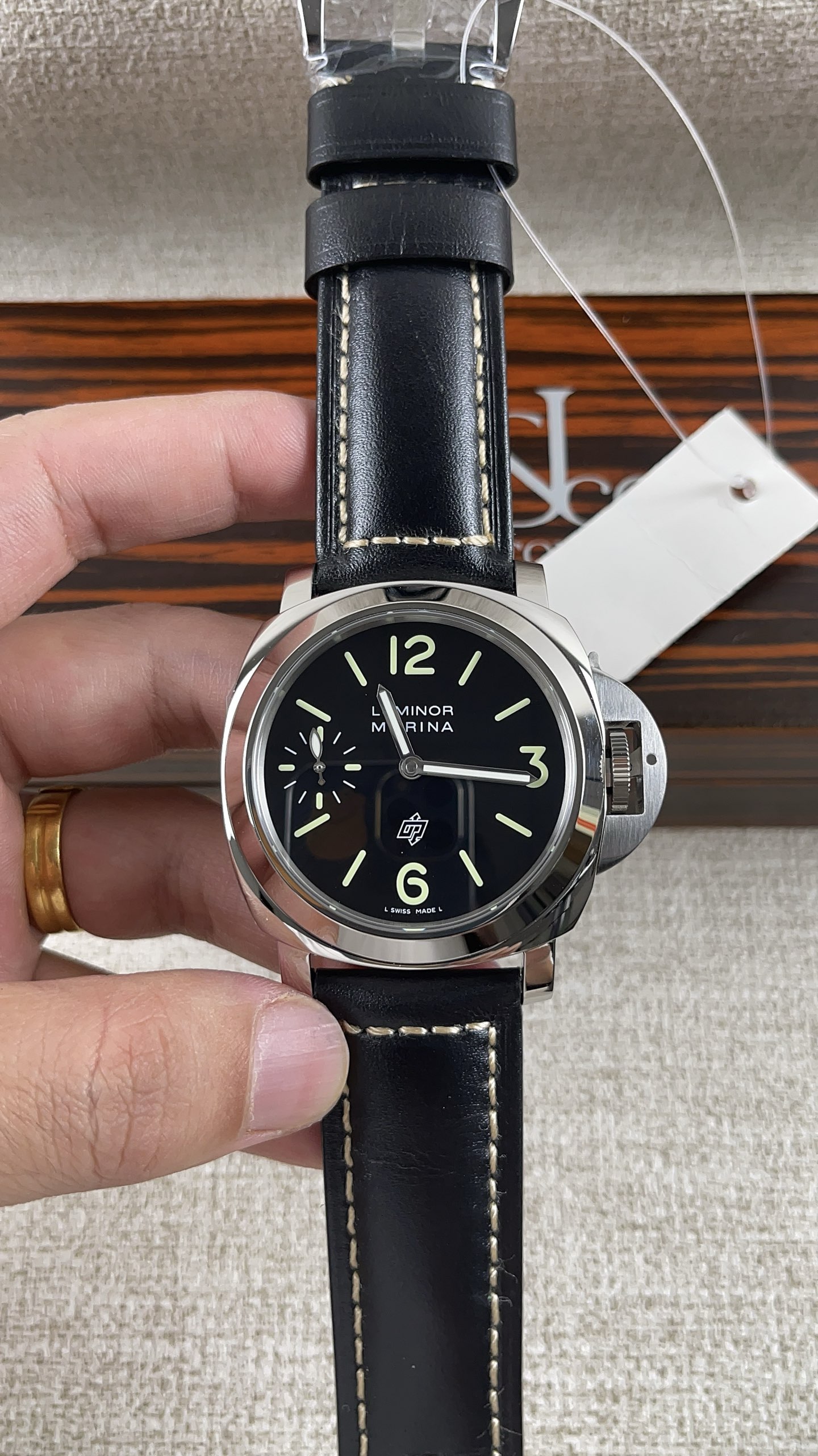 NO:158499,HW!  Panerai 1084 series!  Matched with 6497 manual movement!  ,19860909HW！沛纳海1084系列！搭配6497手动机芯！,,Watch