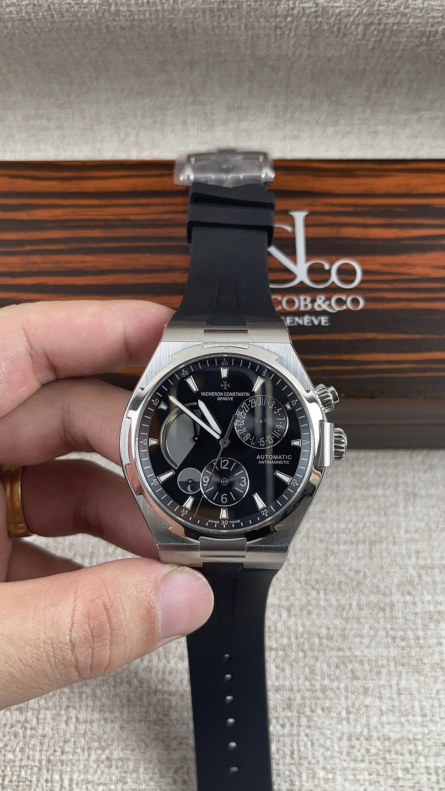 NO:158525,TWA!  Vacheron Constantin multi-function series!  Match with 1222-SC movement!  , vacheron19860909TWA！江诗丹顿多功能系列！搭配1222-SC机芯！,,vacheron,Watch