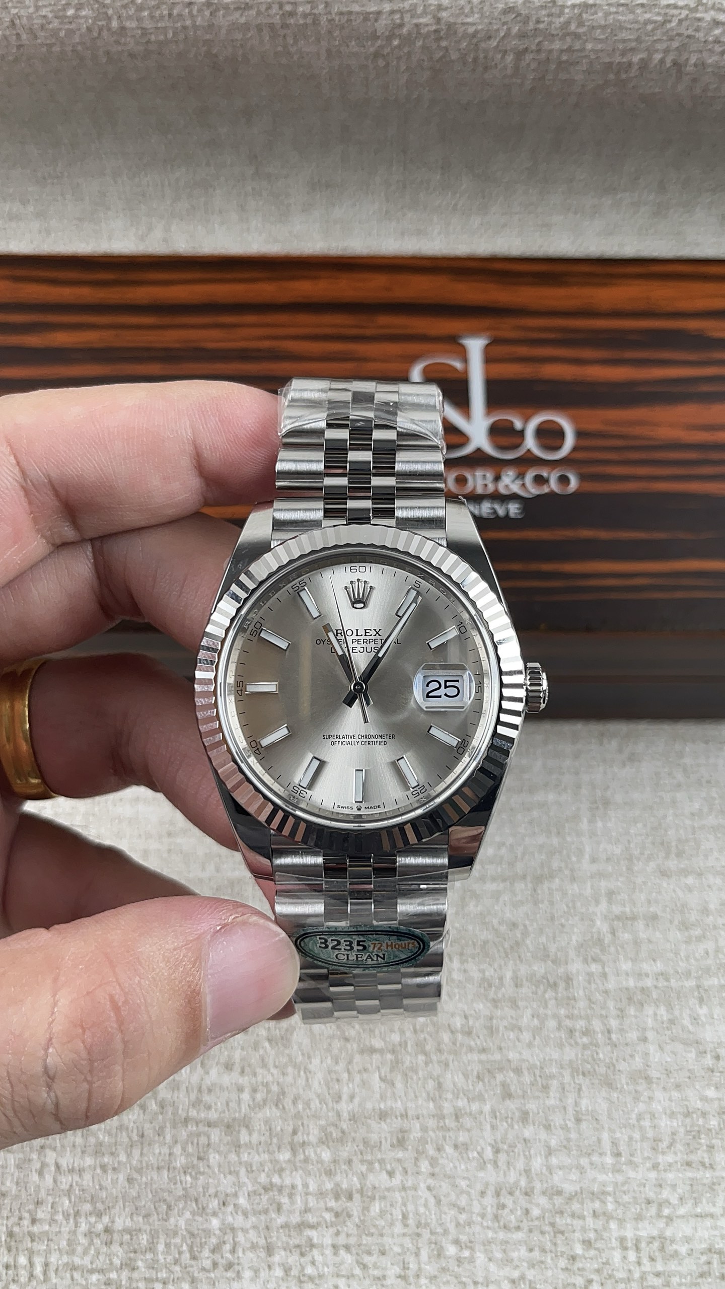 NO:158533,Factory C!  Rolex Silver Log Series!  Match with the movement!  ,,rolex19860909C厂！劳力士银日志系列！搭配机芯！,,rolex,Watch
