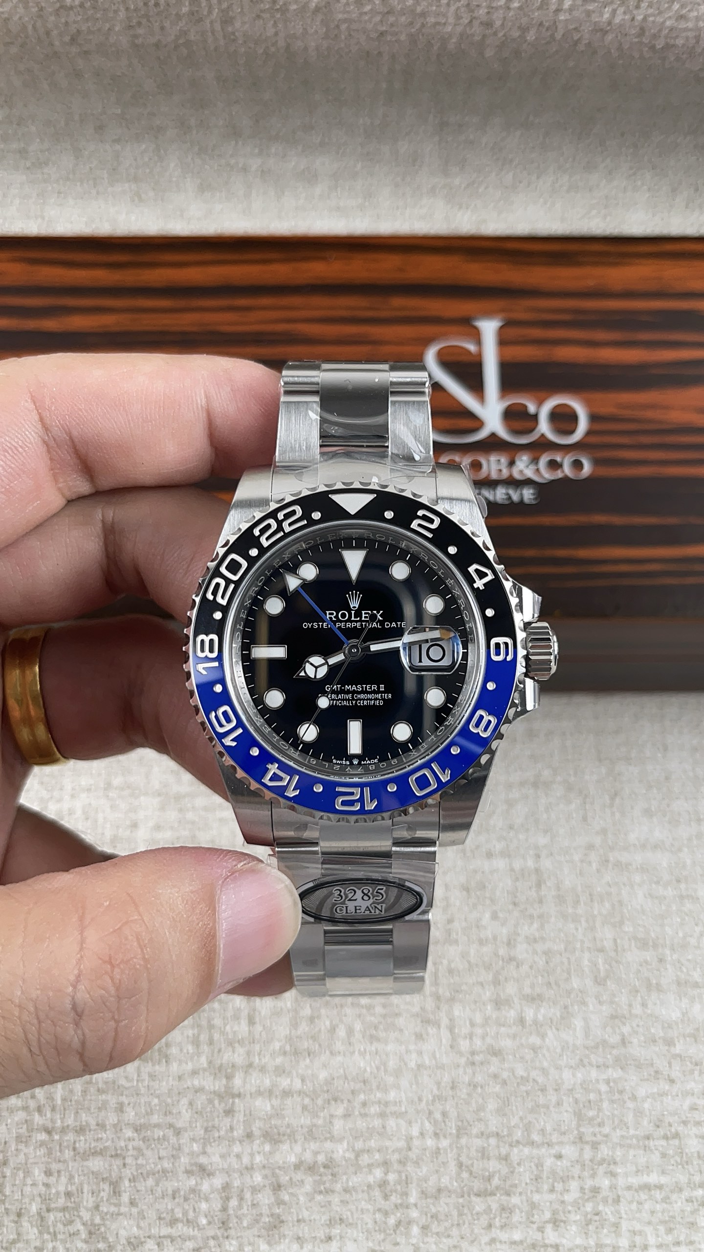 NO:158518,Factory C!  Rolex Greenwich Series!  Match with the movement!  ,,rolex19860909C厂！劳力士格林尼治系列！搭配机芯！,,rolex,Watch