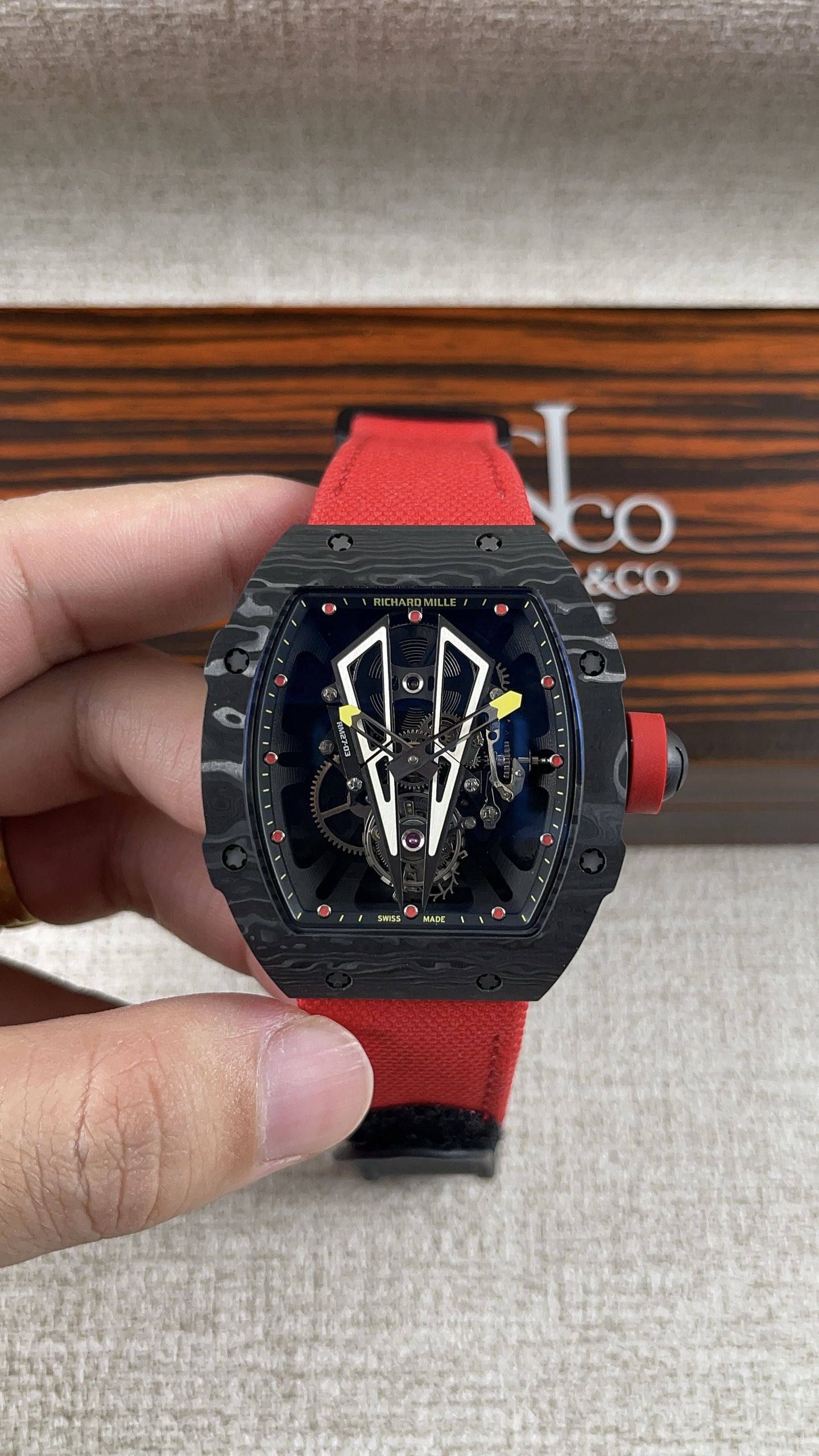 NO:158530,NEW!  Richard Bulls RM27-03 series!  Paired with a real tourbillon movement!  ,19860909NEW！理查德公牛RM27-03系列！搭配真陀飞轮机芯！,,Watch