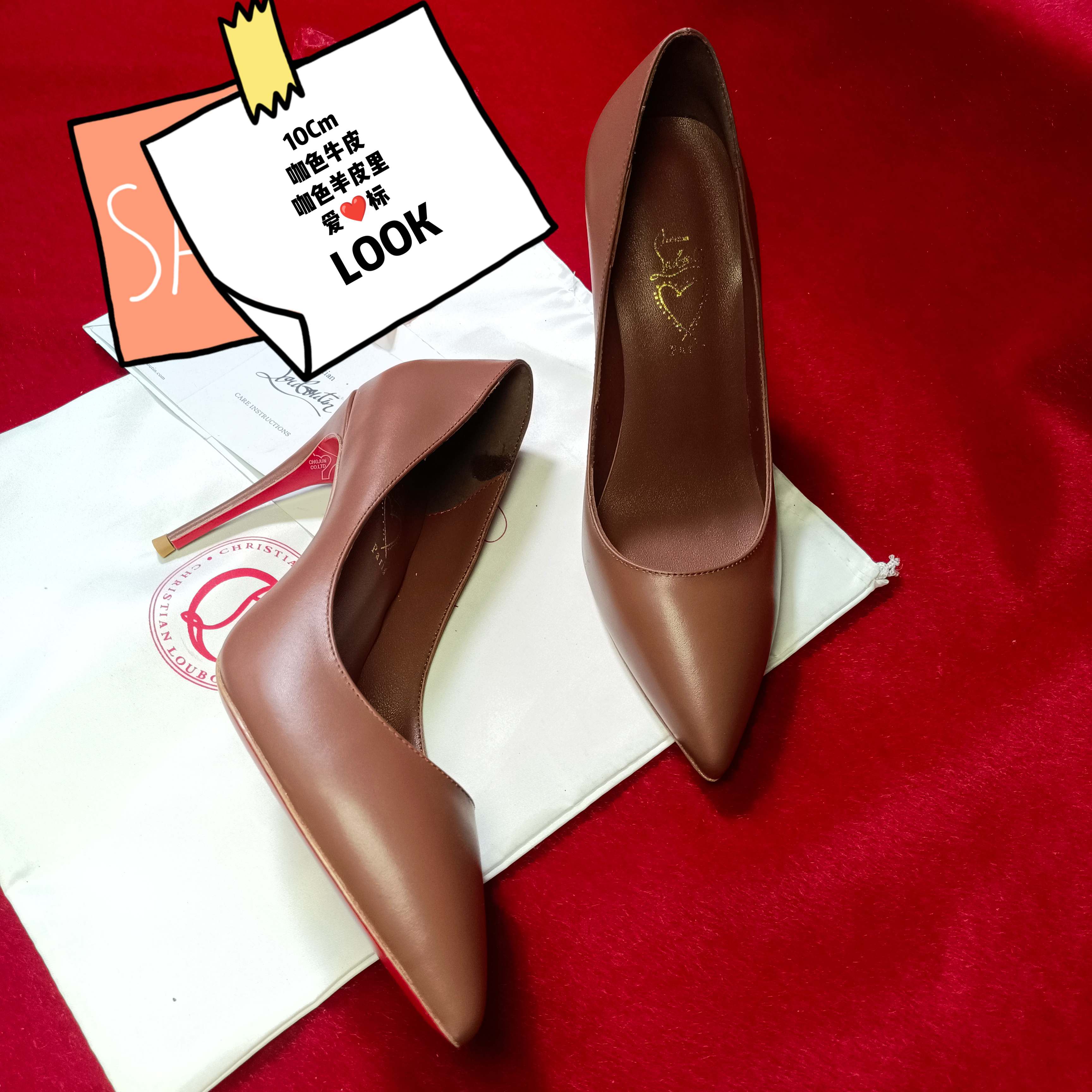 NO:337301,High-end custom classic series! H10Cm, size 34-42.. Genuine leather sole. 9033-003. Coffee cowhide, coffee sheepskin. Love tag. Customized model. No return or exchange. Official website synchronization Reference: 9033-003 Color:.wine/wine Material: Cowhide Lining:goat leather Heel height:10Cm Sole:leather sole Size:EUR 34-42 (US 4-11):,,cowhide,sheepskin,Leather soles19860909高端订制 精典款系列！ H10Cm,尺码34-42码..真皮大底.9033-003.咖色牛皮,咖羊皮里.愛标.订制款.不退不换.官网同步 Reference:9033-003 Color:.wine/wine Material:Cowhide Lining:goat leather Heel heigh:10Cm Sole:leather sole Size:EUR 34－42（US 4一11) :,,cowhide,sheepskin,Leather soles,Women's Shoes