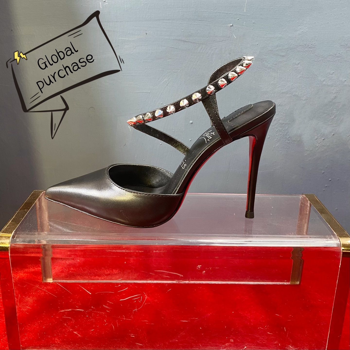 NO:774102,High-end customized 2026 sandal rivet series!  H10Cm, size 34-42. Genuine leather outsole. Customized model is non-refundable and non-exchangeable. 9024-041 black cowhide silver nails, official website synchronized. Standard European size Reference: 9024- Color: black Material: cowhide Lining: goat leather Heel heigh: 10Cm Sole: leather sole Size: EUR 34-42 (US 4-11):,,christian  louboutin,sandals,cowhide,leather soles19860909高端订制 2026凉鞋铆钉系列！ H10Cm,尺码34-42码.真皮大底.订制款不退不换9024－041黑牛皮银钉,官网同步 标准欧码 Reference:9024- Color:black Material:cowhide Lining:goat leather Heel heigh:10Cm Sole:leather sole Size:EUR 34－42（US 4一11) :,,christian louboutin,sandals,cowhide,Leather soles,Women's Shoes