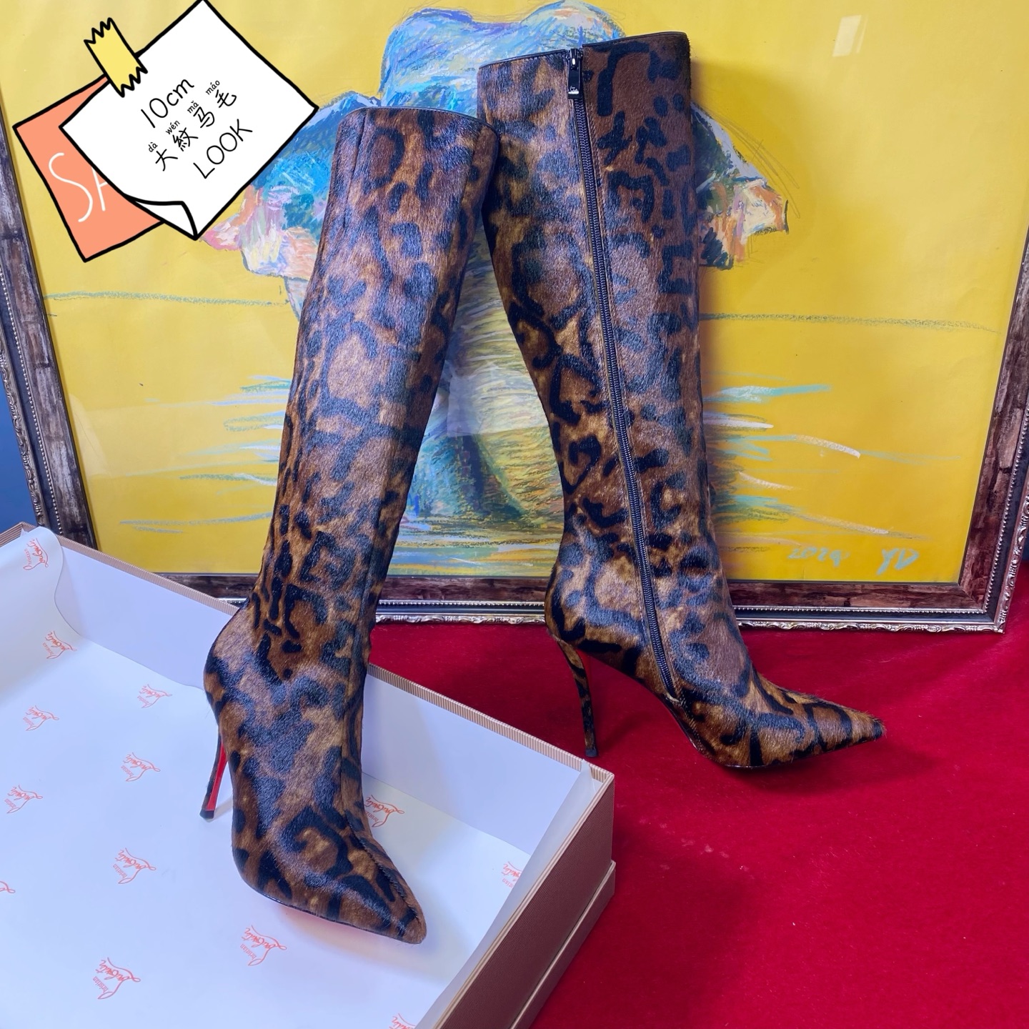 NO:774104,High-end customized 2026 autumn and winter boots series!  H10Cm, size 34-42.-002 large coated horse fur, private model trademark.. Standard European code Reference:-002 Color:multi Material:horsehair Lining:sheep leather Heel high:10Cm Sole:leather sole Size:EUR 34-42 (US 4-11):,,christian louboutin,boots19860909高端订制 2026秋冬靴系列！ H10Cm,尺码34-42码.-002大涂料马毛皮,私模商标.. 标准欧码 Reference:-002 Color:multi Material:horsehair Lining:sheep leather Heel heigh:10Cm Sole:leather sole Size:EUR 34－42（US 4一11) :,,christian louboutin,boots,Women's Shoes