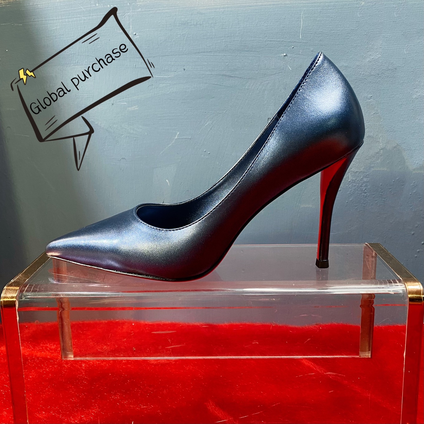 NO:866827,High-end customized 2026 spring and summer classic series! H10Cm, size 34-42. Genuine leather outsole, customized models are non-returnable and non-exchangeable. Q18-001. Blue metallic leather. Blue metallic sheepskin lining. Official website synchronization Standard European code Reference: Q18-001 Color: blue/blue Material: cowhide Lining: goat leather Heel heigh: 10cm Sole: leather sole Size: EUR 34-42 (US 4-11):,, christian louboutin,sheepskin,leather soles19860909高端订制 2026春夏精典款系列！ H10Cm,尺码34-42码. 真皮大底,订制款不退不换.Q18-001. 藍色金属皮.藍色金属羊皮里.官网同步 标准欧码 Reference:Q18-001 Color:blue/blue Material:cowhide Lining:goat leather Heel heigh:10cm Sole:leather sole Size:EUR 34－42（US 4一11) :,,christian louboutin,sheepskin,Leather soles,Women's Shoes