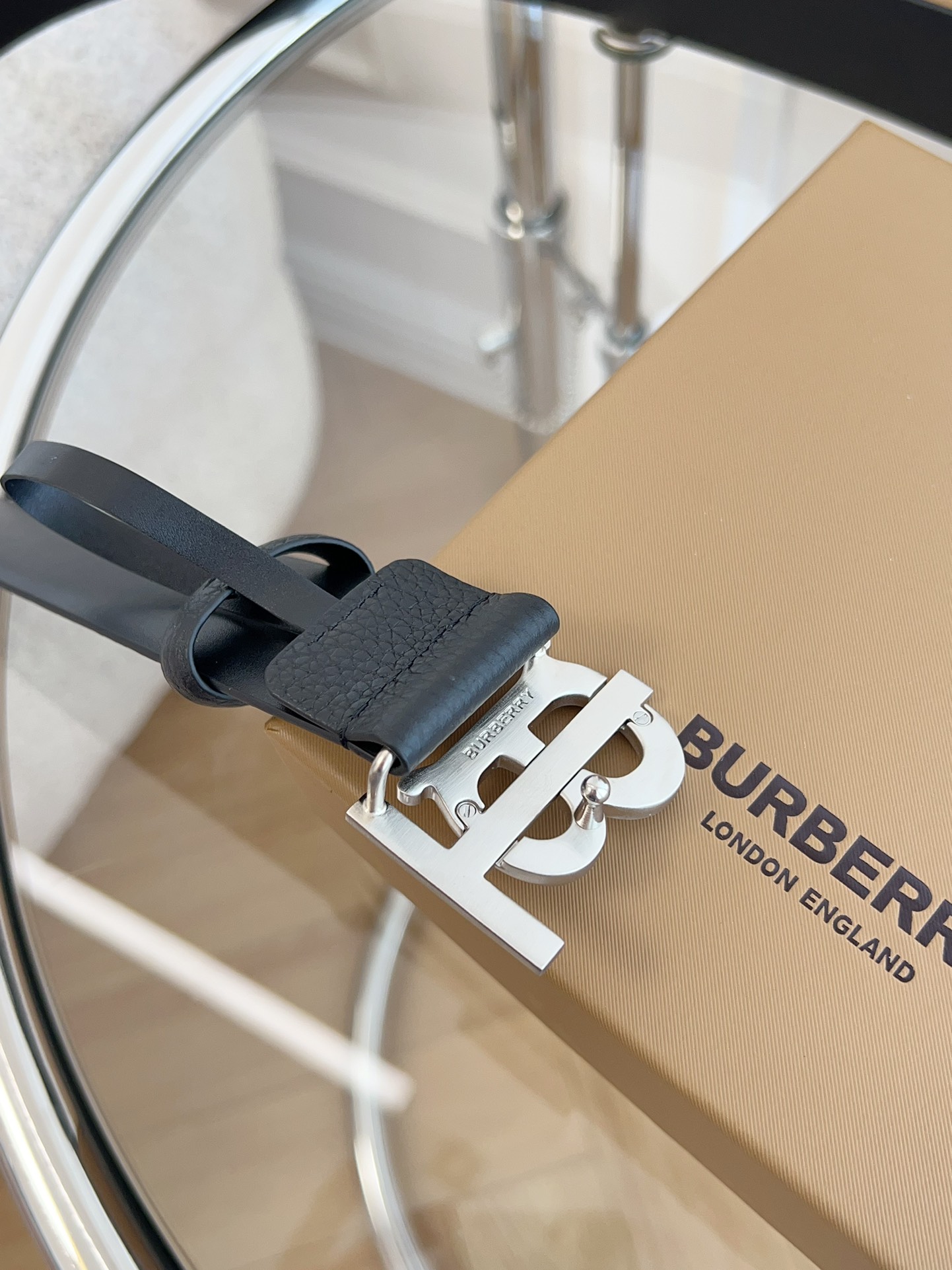 Burberry博柏利英国原厂皮料黑色牛皮品质毋庸置疑没有更好只有最好尺寸3.5厘米