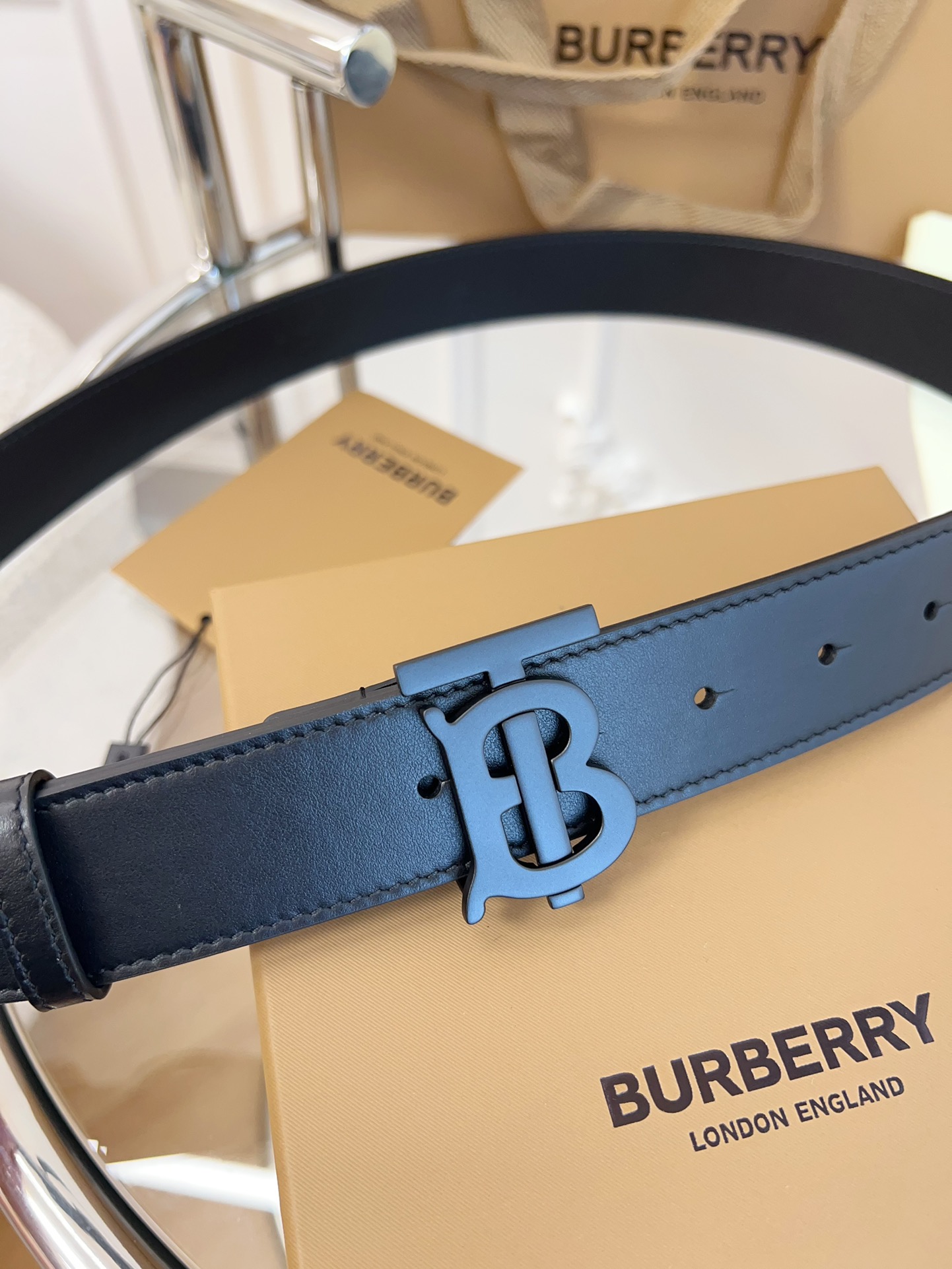 Burberry博柏利英国原厂皮料黑色牛皮品质毋庸置疑没有更好只有最好尺寸3.5厘米