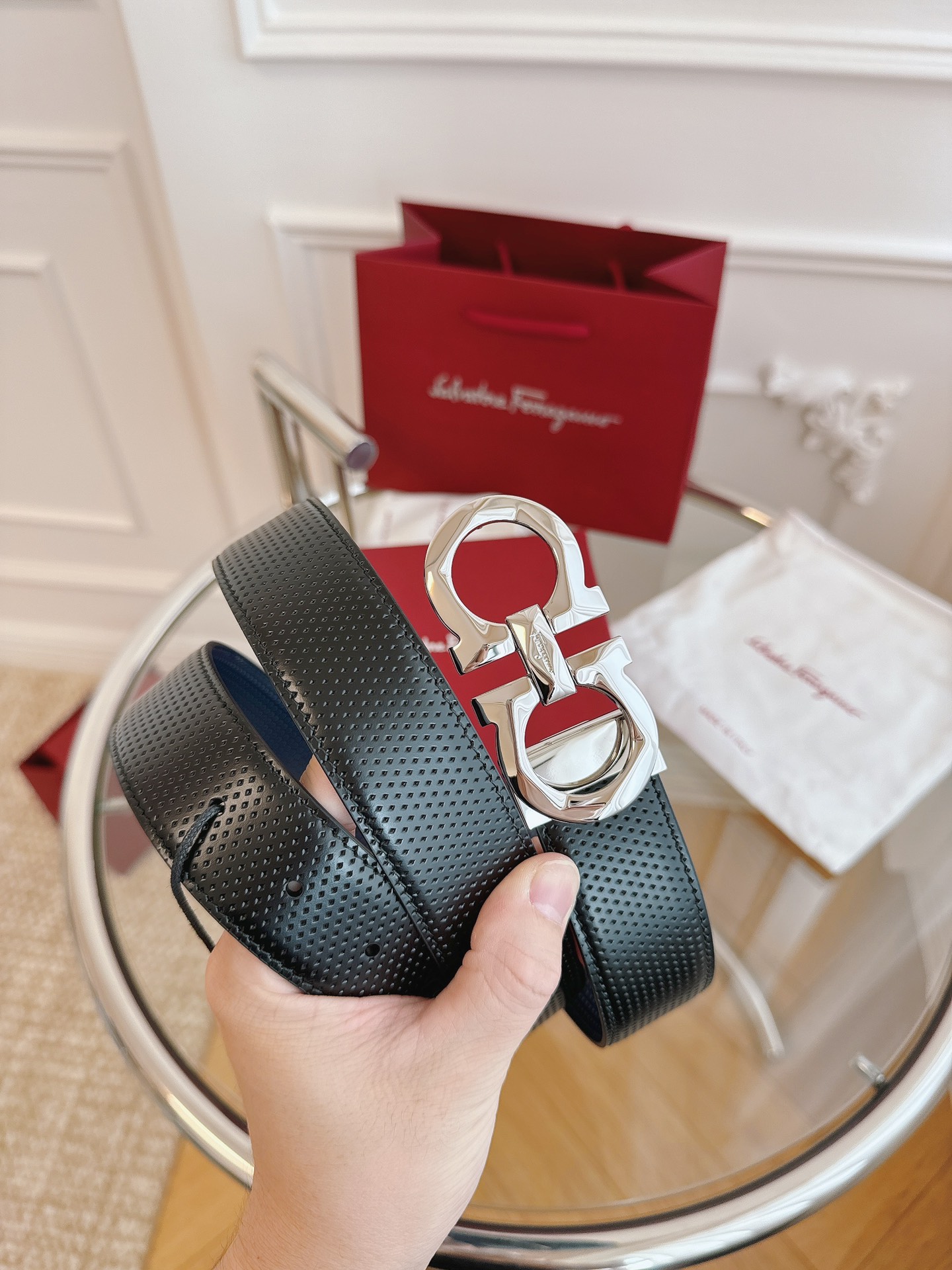 [Ferragamo Belts]Dress length 3.5