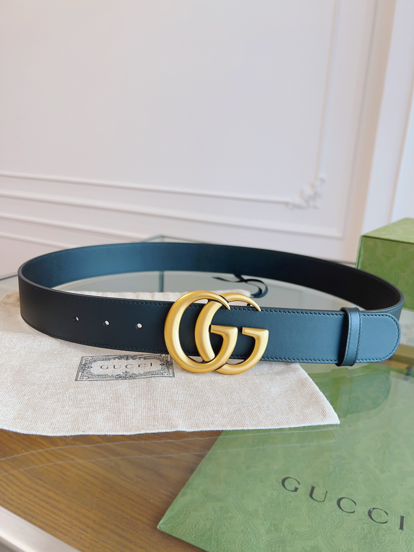 P160🏖代购正品级 Gucci 古驰 男女同款 专柜品质 🇫🇷法国原厂皮料，黑色小牛皮 搭配顶级精品古铜五金 品质毋庸置疑 没有更好 只有最好  皮带宽度4.0厘米 追求高端入