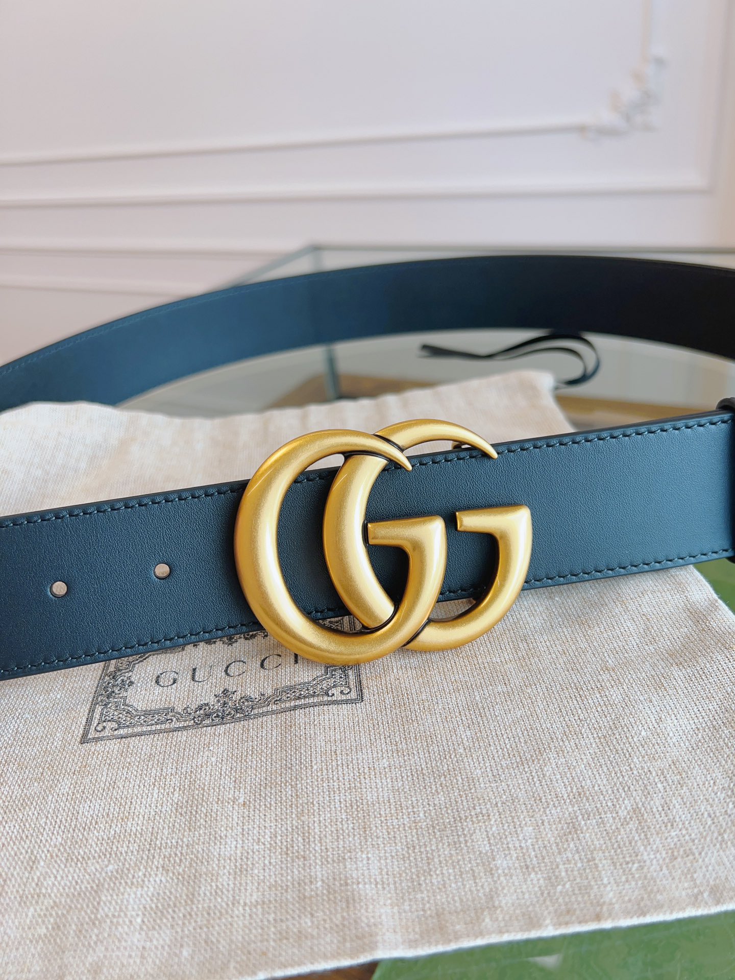 P160🏖代购正品级 Gucci 古驰 男女同款 专柜品质 🇫🇷法国原厂皮料，黑色小牛皮 搭配顶级精品古铜五金 品质毋庸置疑 没有更好 只有最好  皮带宽度4.0厘米 追求高端入