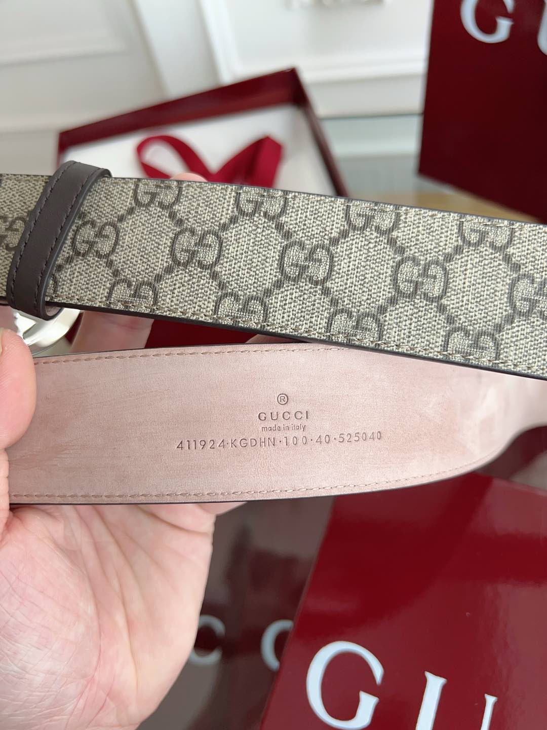 Gucci古驰🇫🇷法国原厂皮料，杏色/树膏 品质毋庸置疑 没有更好 只有最好 尺寸4.0厘米