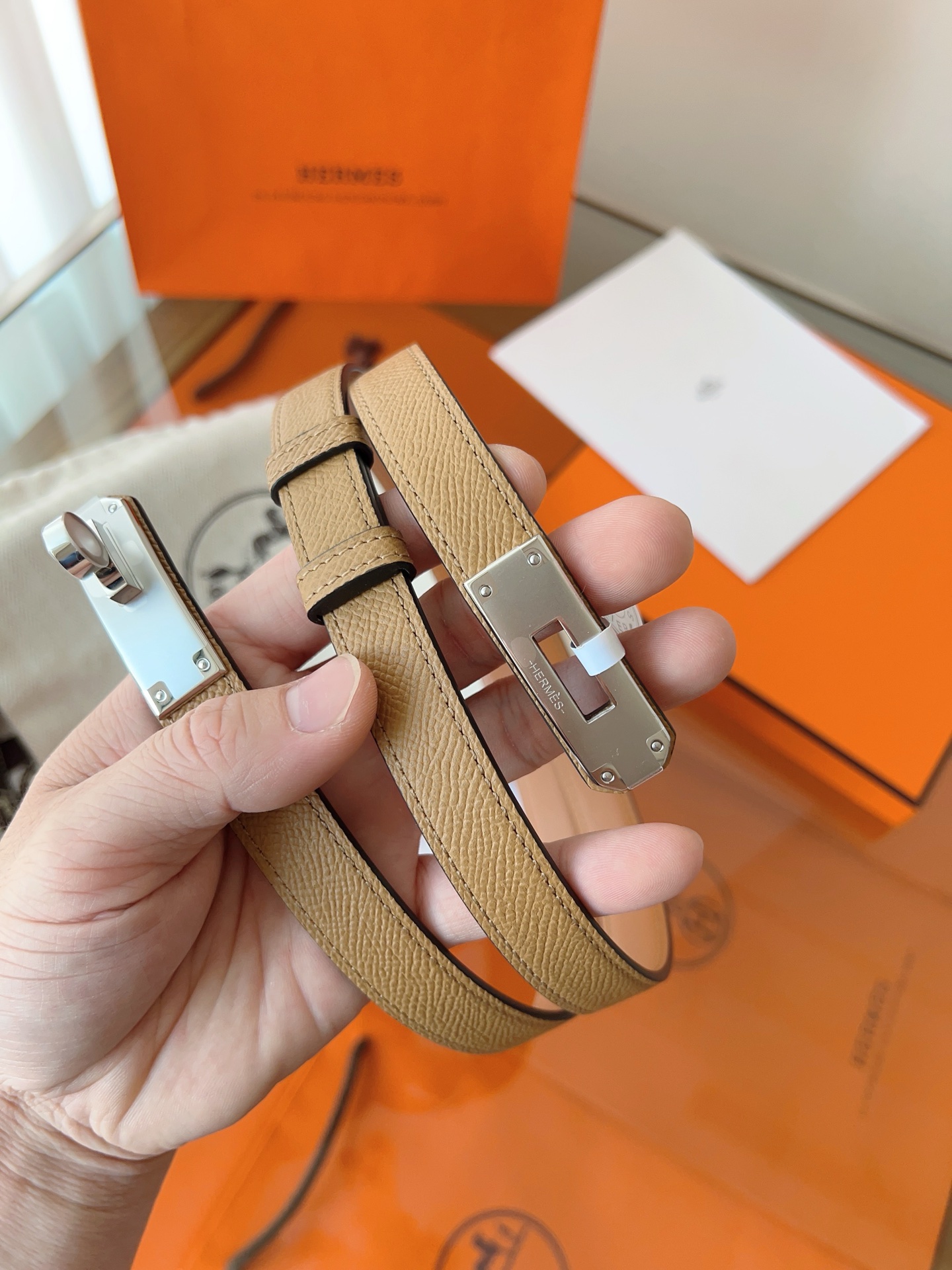 HERMES 2024W刻升级版Kelly腰带