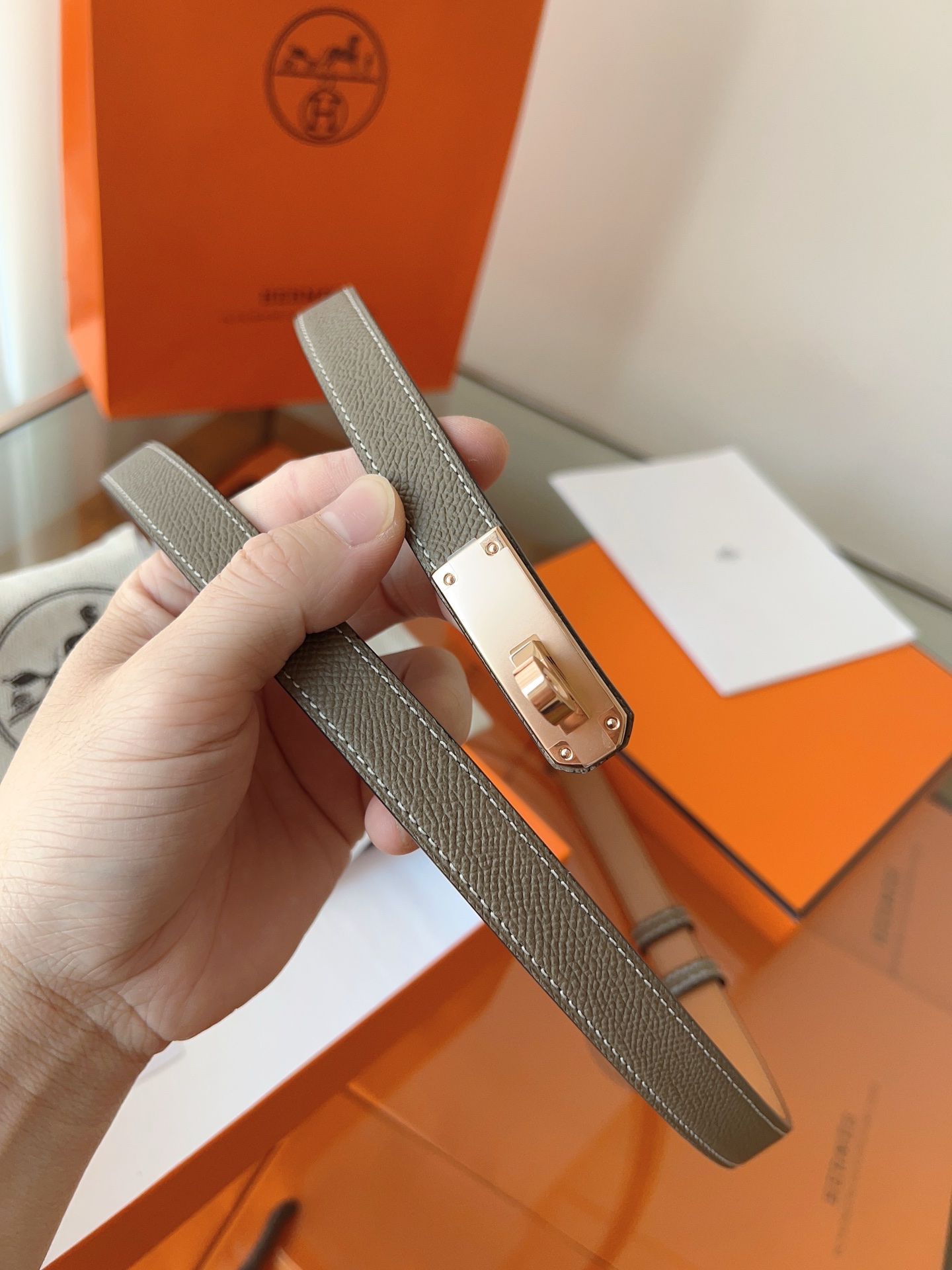 HERMES 2024W刻升级版Kelly腰带