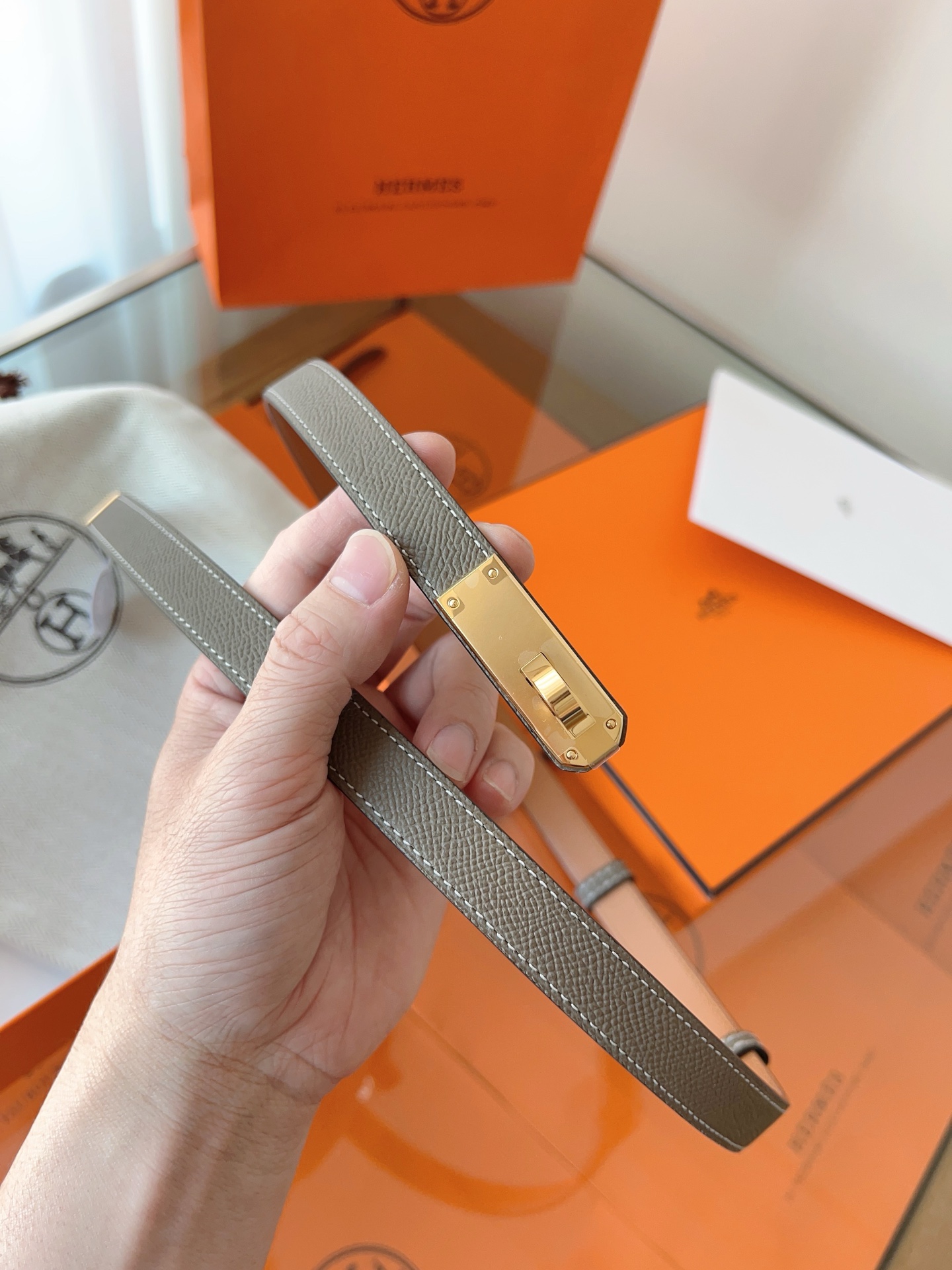 HERMES 2024W刻升级版Kelly腰带