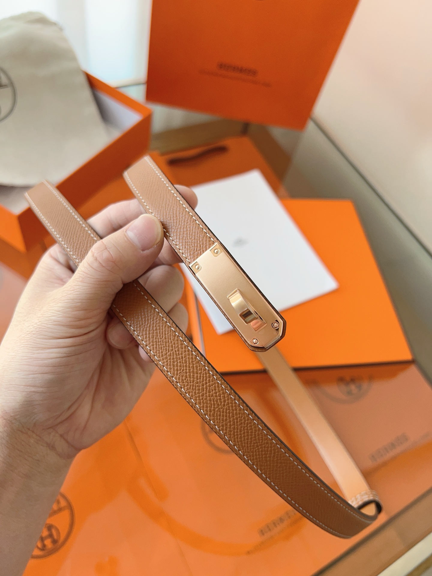 HERMES 2024W刻升级版Kelly腰带