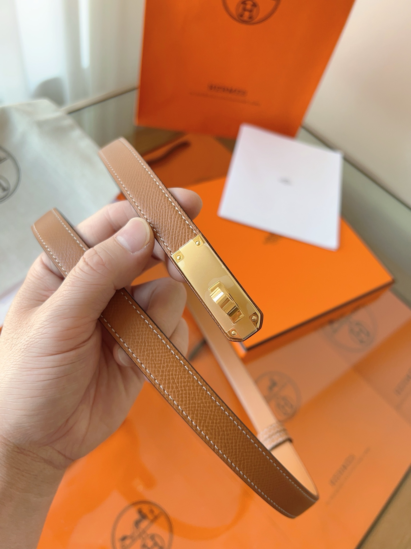 HERMES 2024W刻升级版Kelly腰带