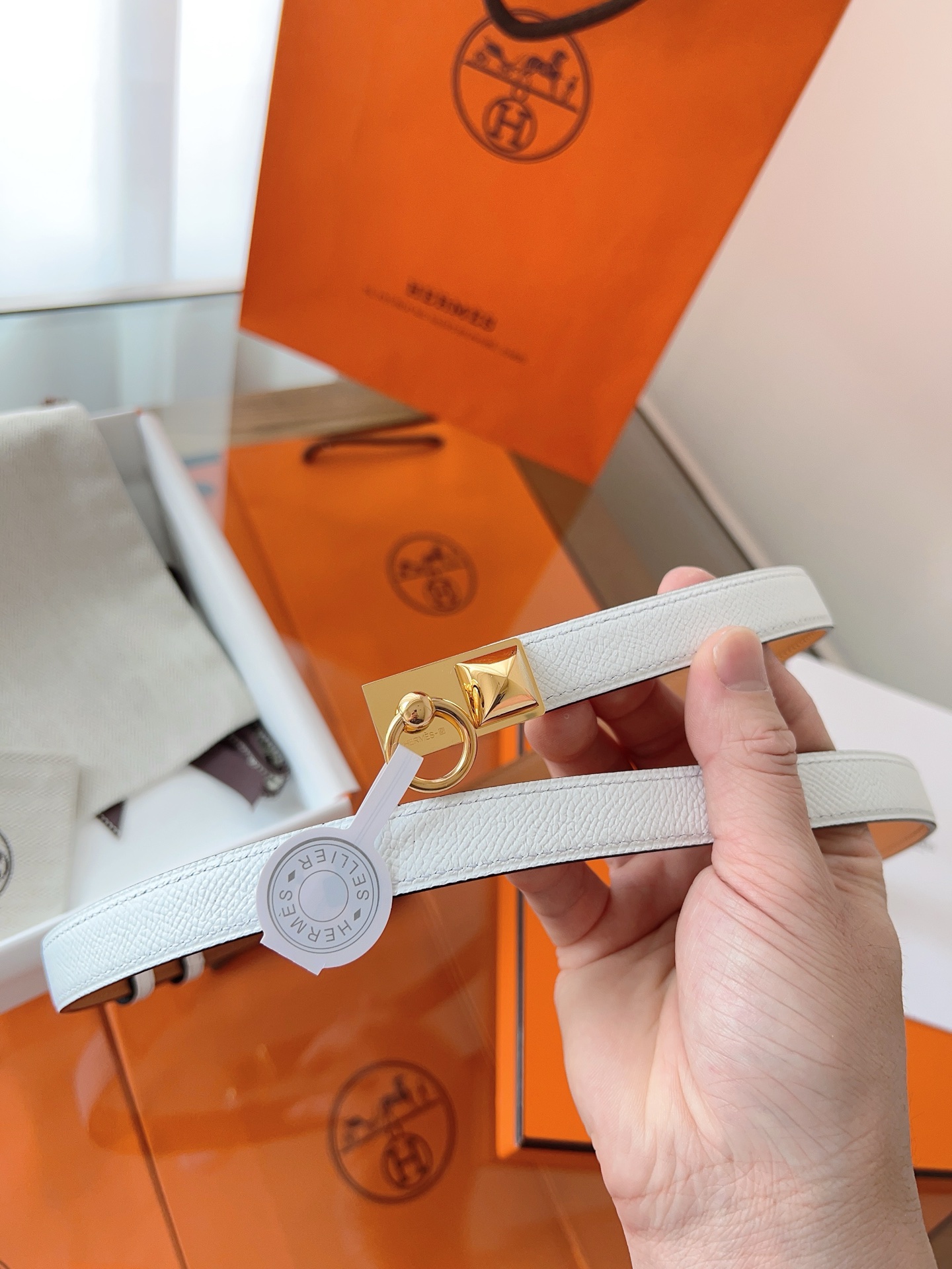 HERMES Rivale 腰带hermes,皮带 7