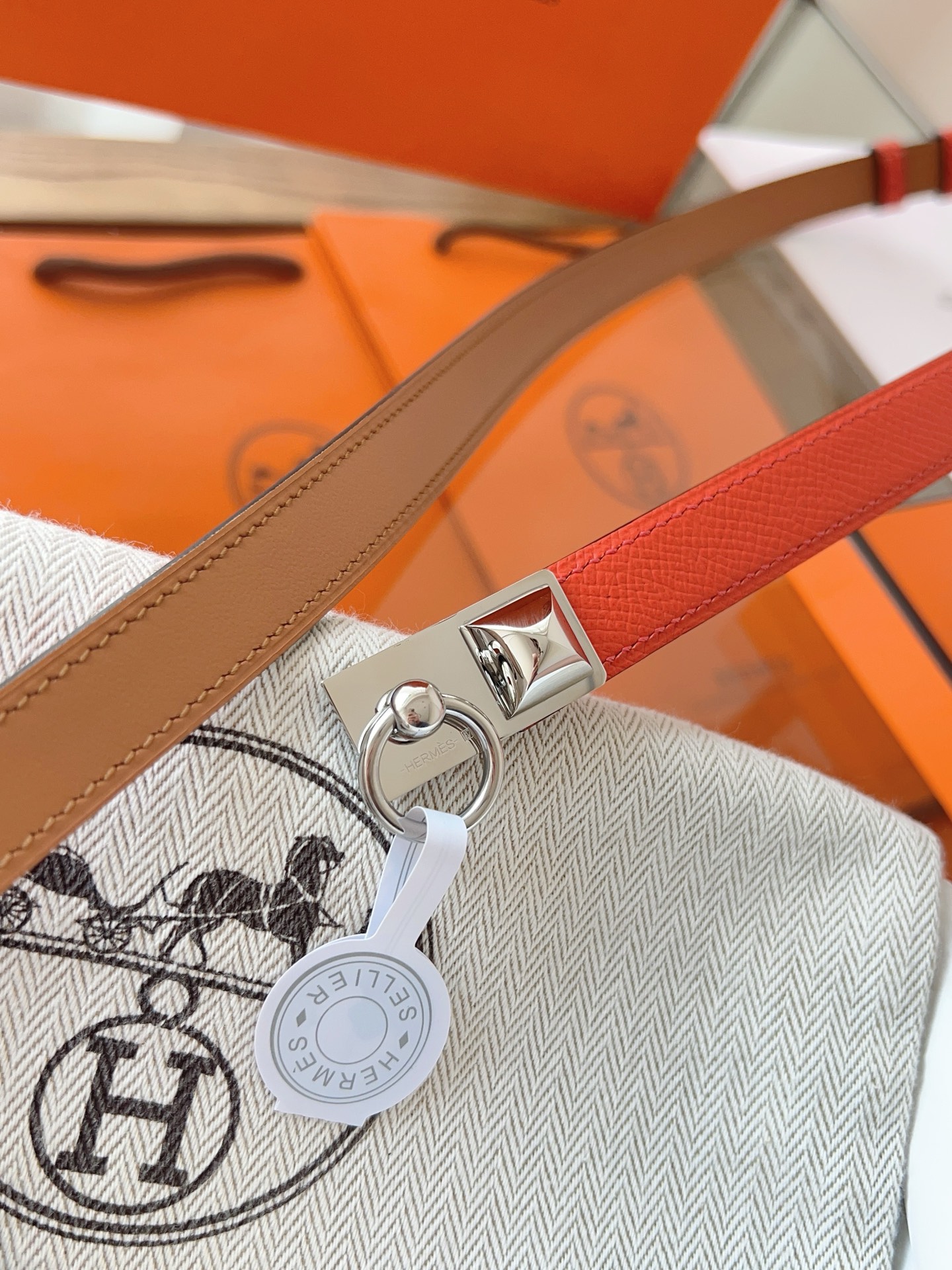 HERMES Rivale 腰带hermes,皮带 7