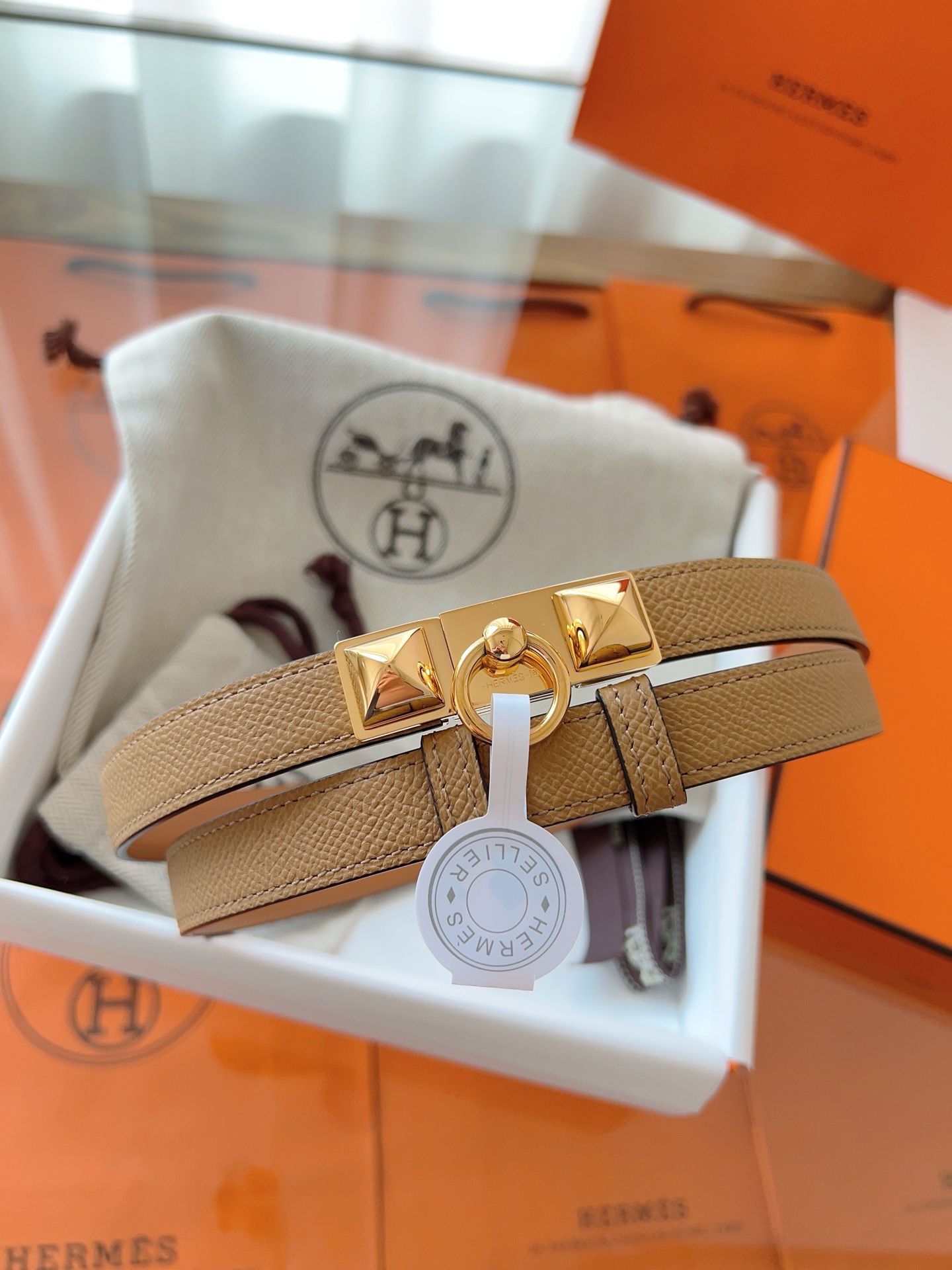 HERMES Rivale 腰带hermes,皮带 2