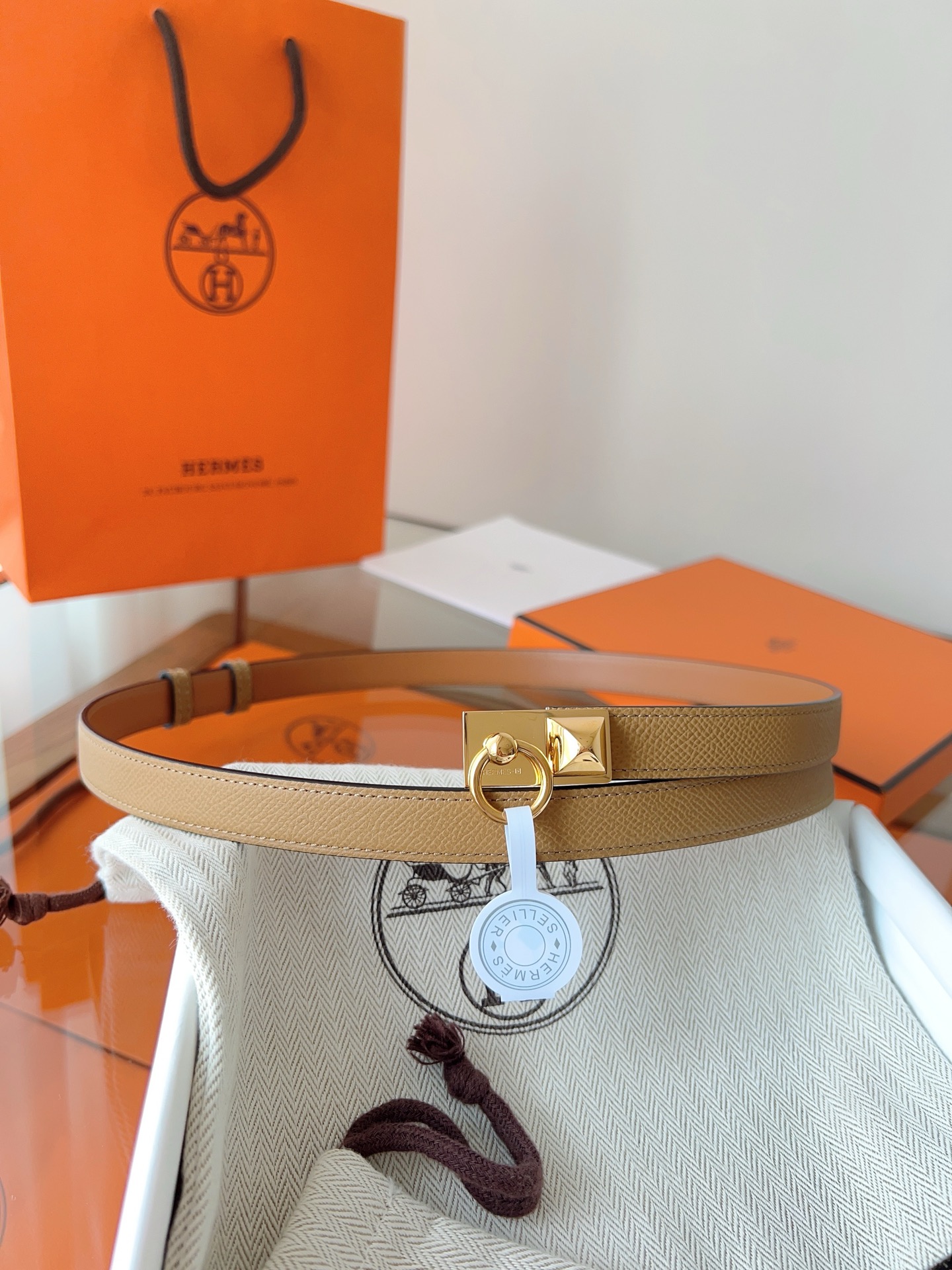 HERMES升级版2025 Rivale 18腰带