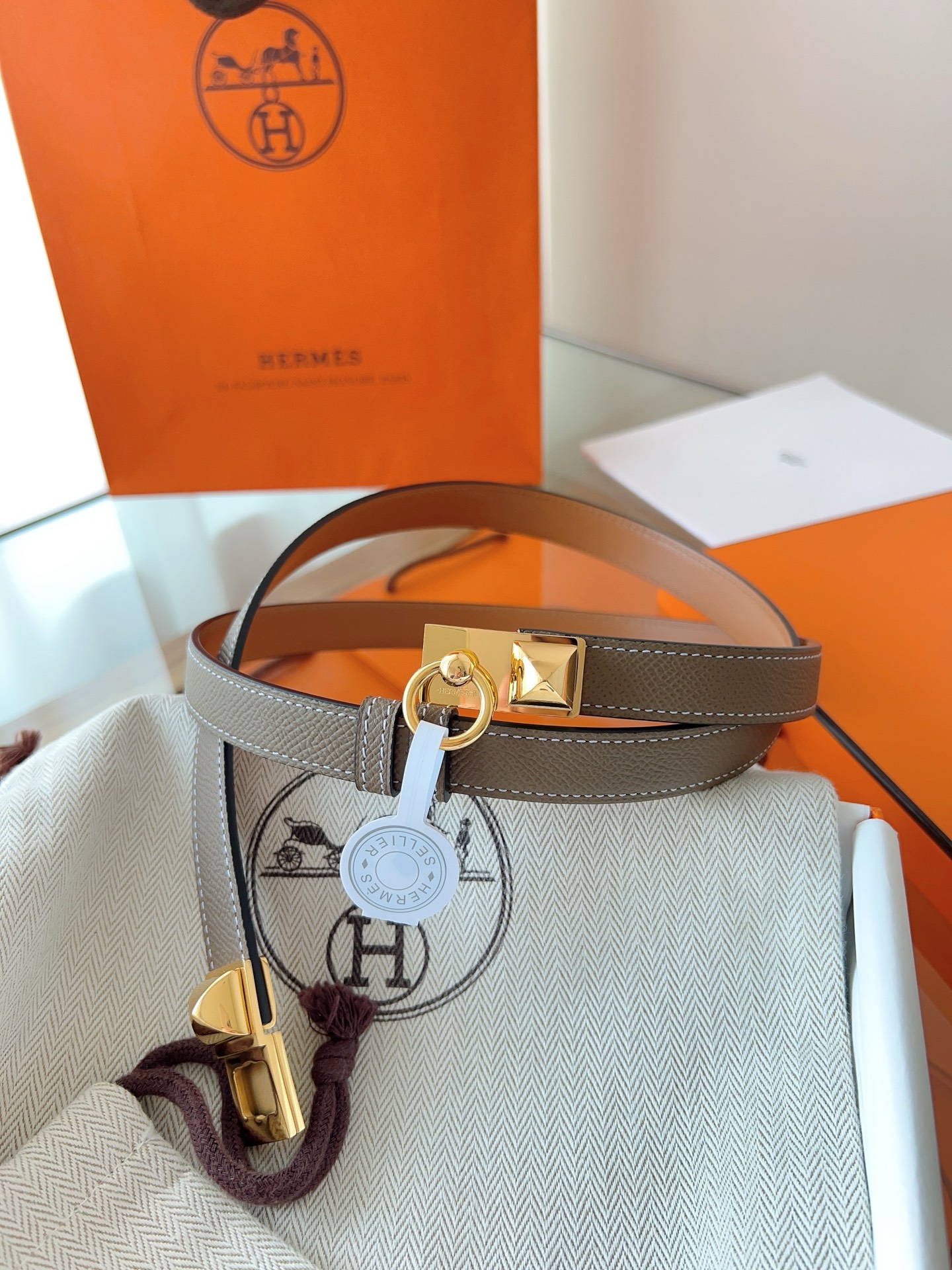 HERMES升级版2025 Rivale 18腰带