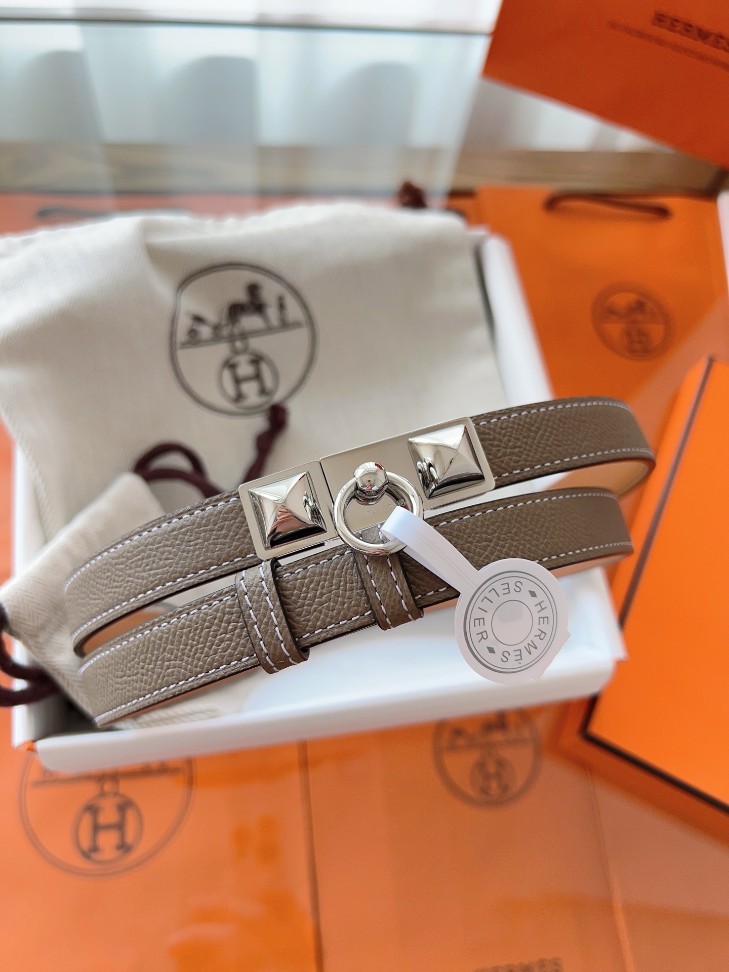 HERMES Rivale 腰带hermes,皮带 7