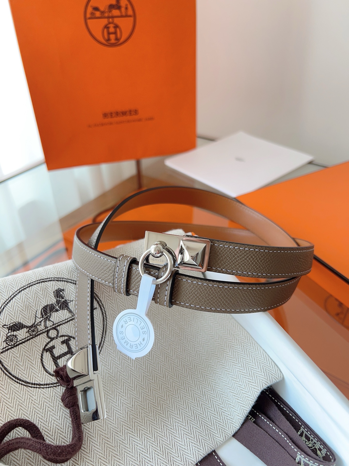 HERMES升级版2025 Rivale 18腰带