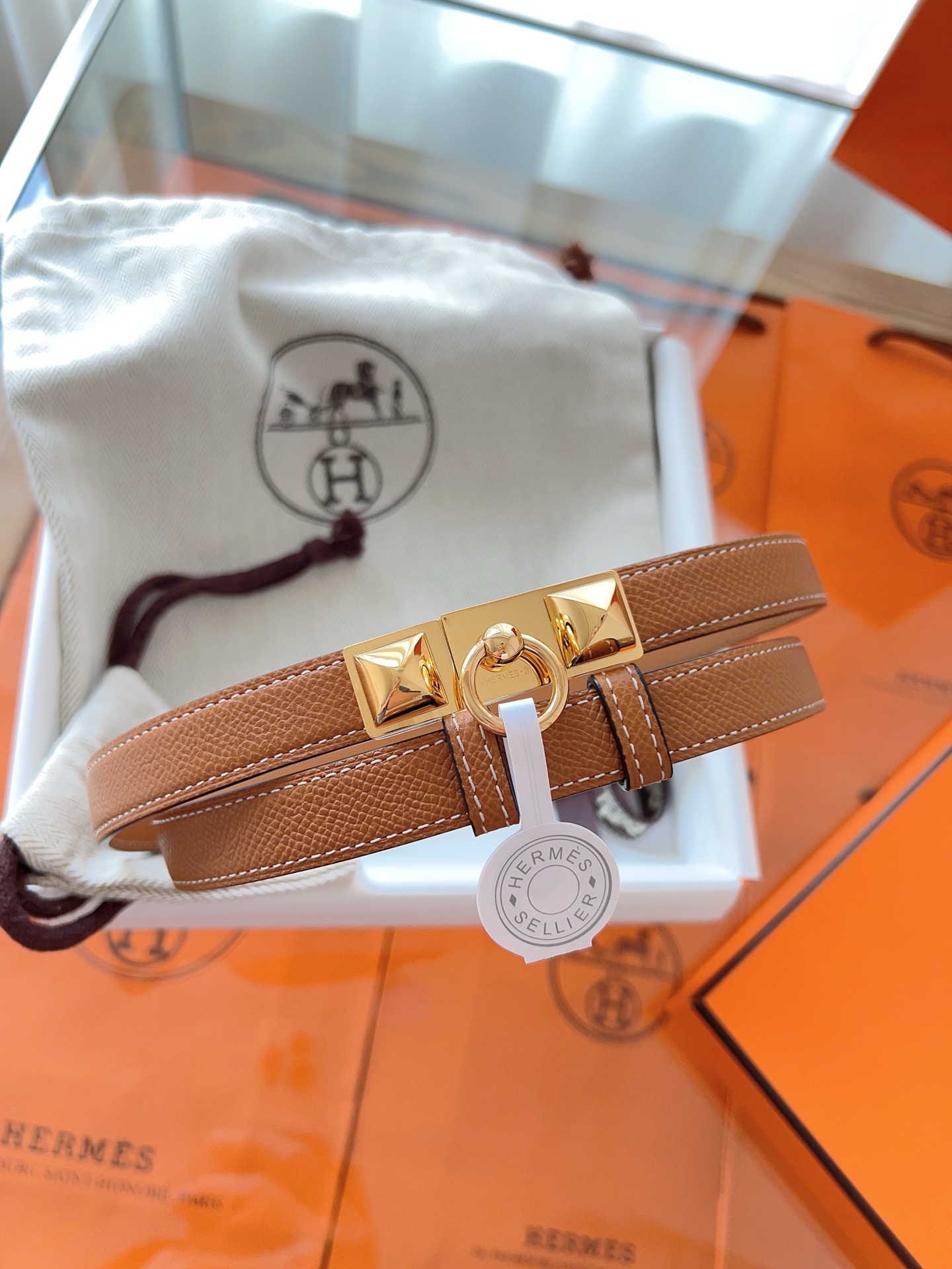 HERMES Rivale 腰带hermes,皮带 7