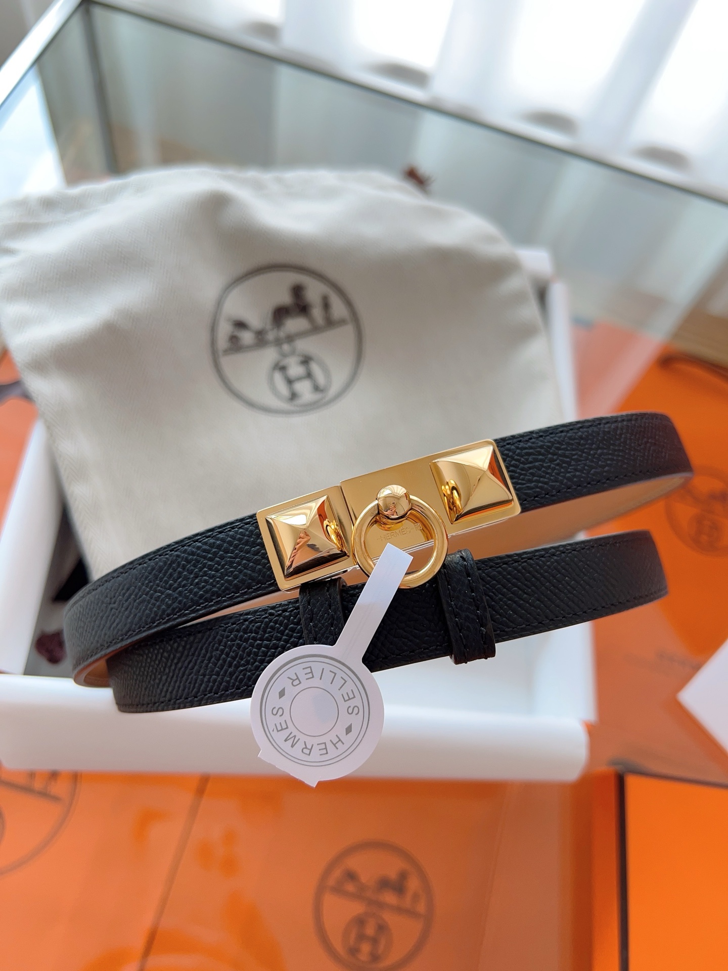 HERMES Rivale 腰带hermes,皮带 8