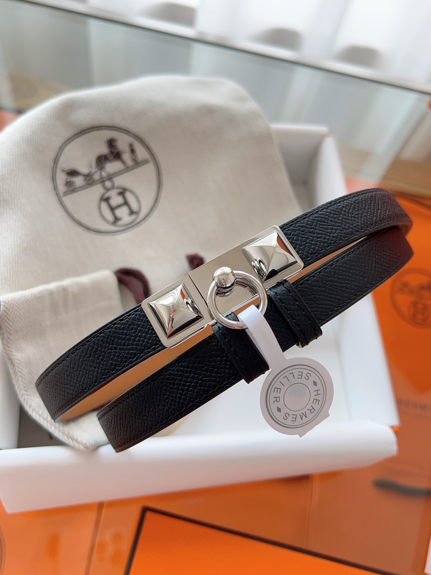 HERMES Rivale 腰带hermes,皮带 8