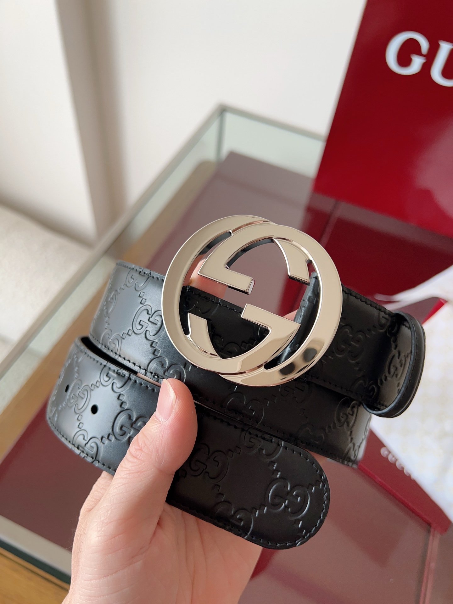 Gucci古驰法国原厂黑色全皮产品