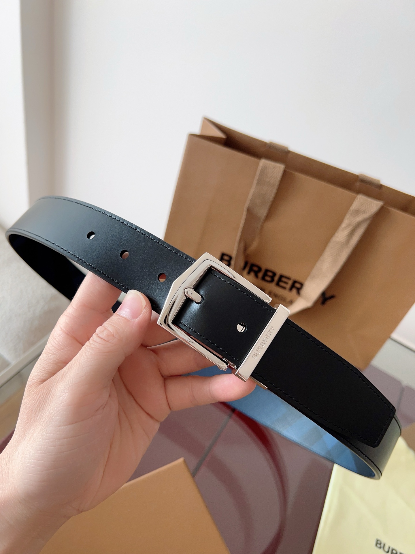 Burberry  皮料皮带,burberry 5