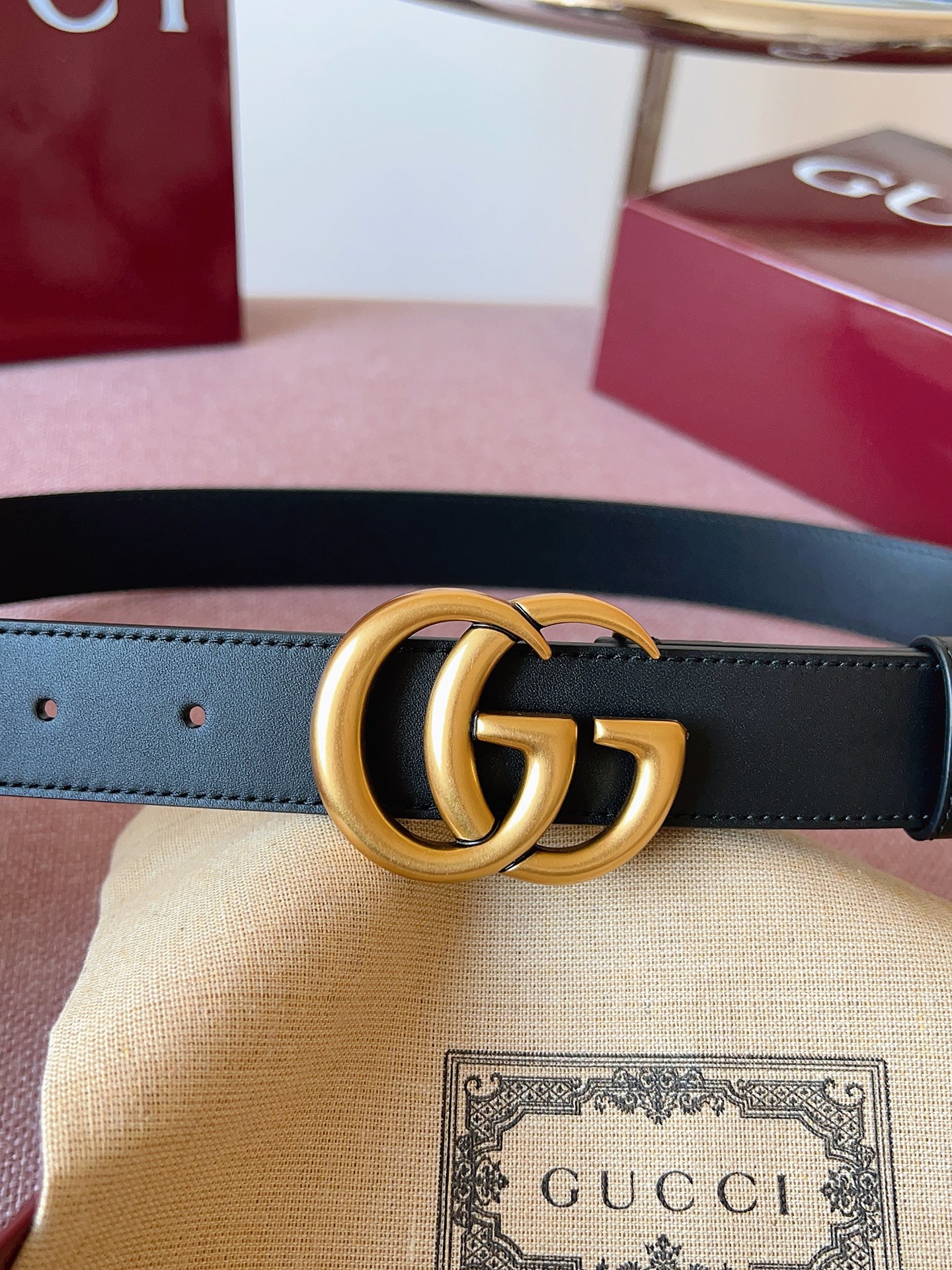 Gucci 代购级 古奇 Gucci ，黑色全皮，五金材质/全铜，品质毋庸置疑 没有更好 只有最好
