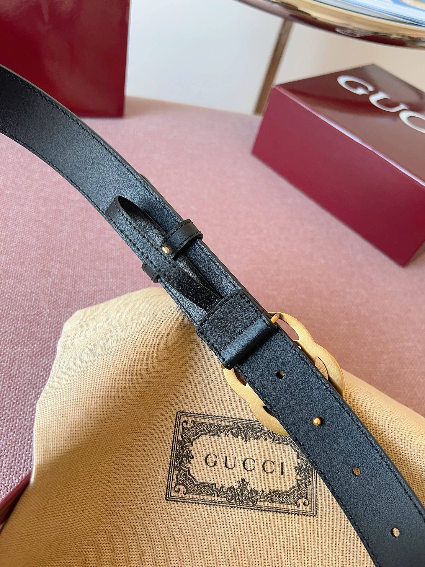 Gucci 代购级 古奇 Gucci ，黑色全皮，五金材质/全铜，品质毋庸置疑 没有更好 只有最好