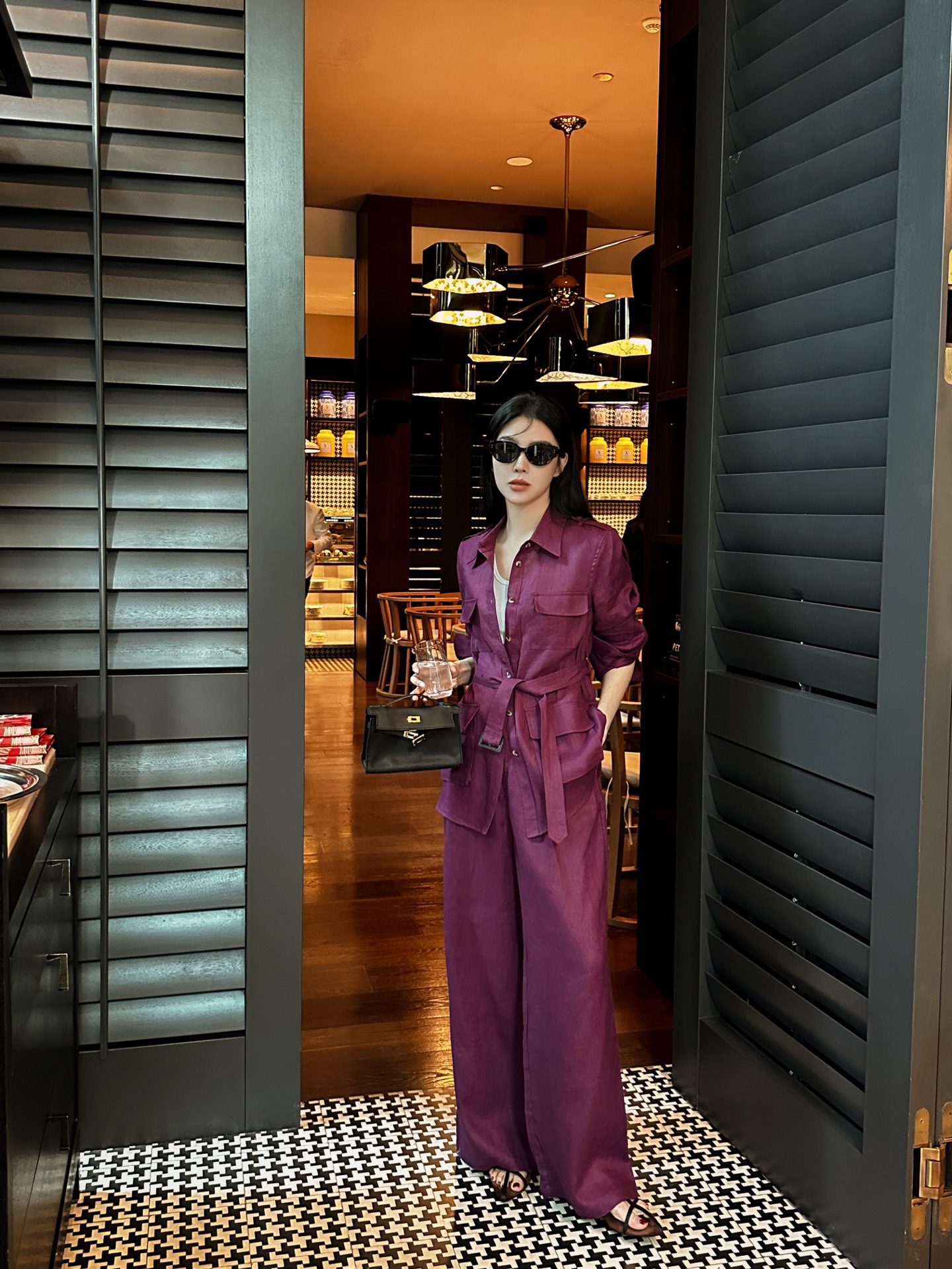 “High-End Women’s Cheesy Stylish Fashion Suit with Multiple Pockets and Classic Old Money Style” - 图片 5