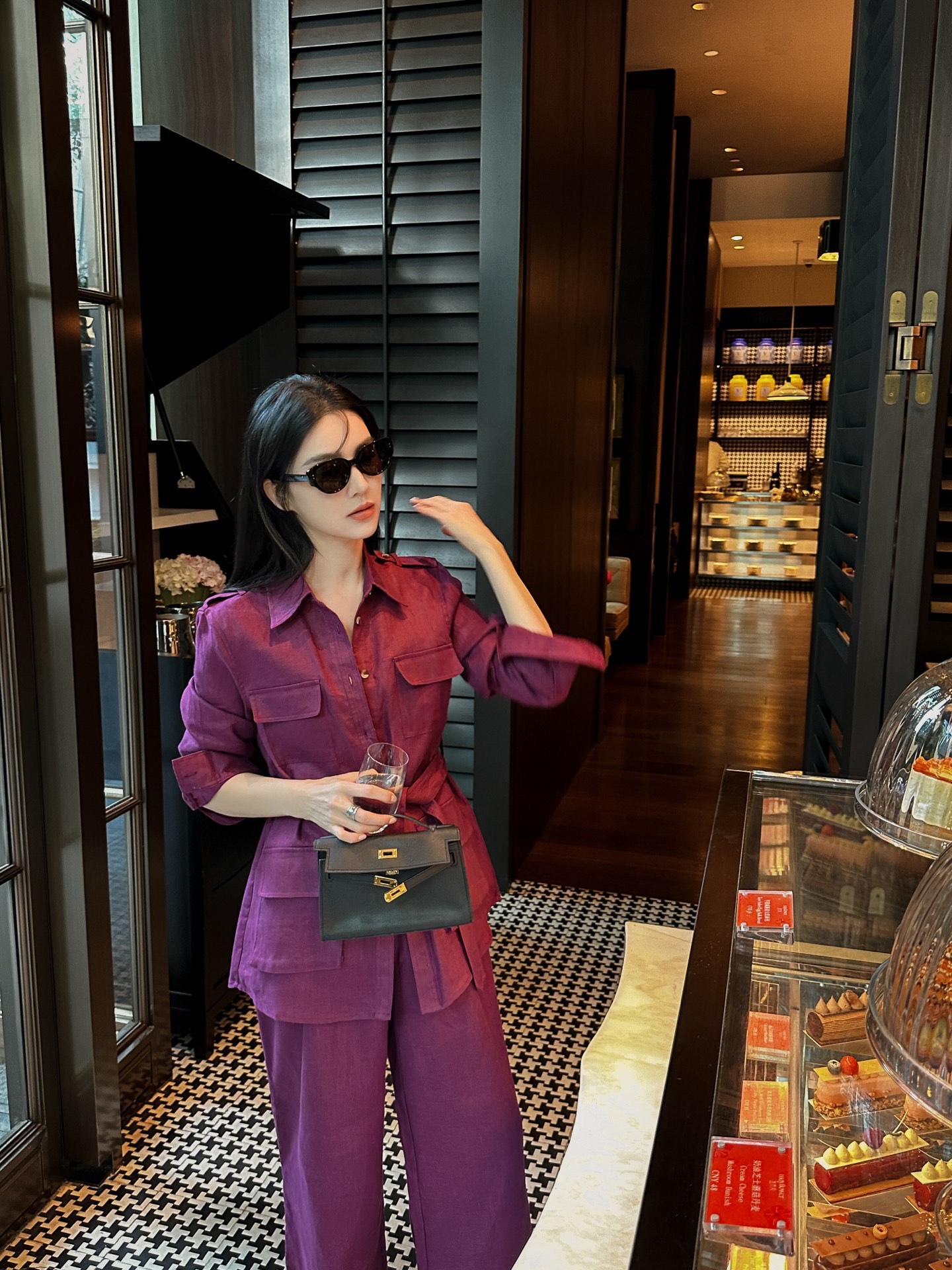 “High-End Women’s Cheesy Stylish Fashion Suit with Multiple Pockets and Classic Old Money Style” - 图片 1