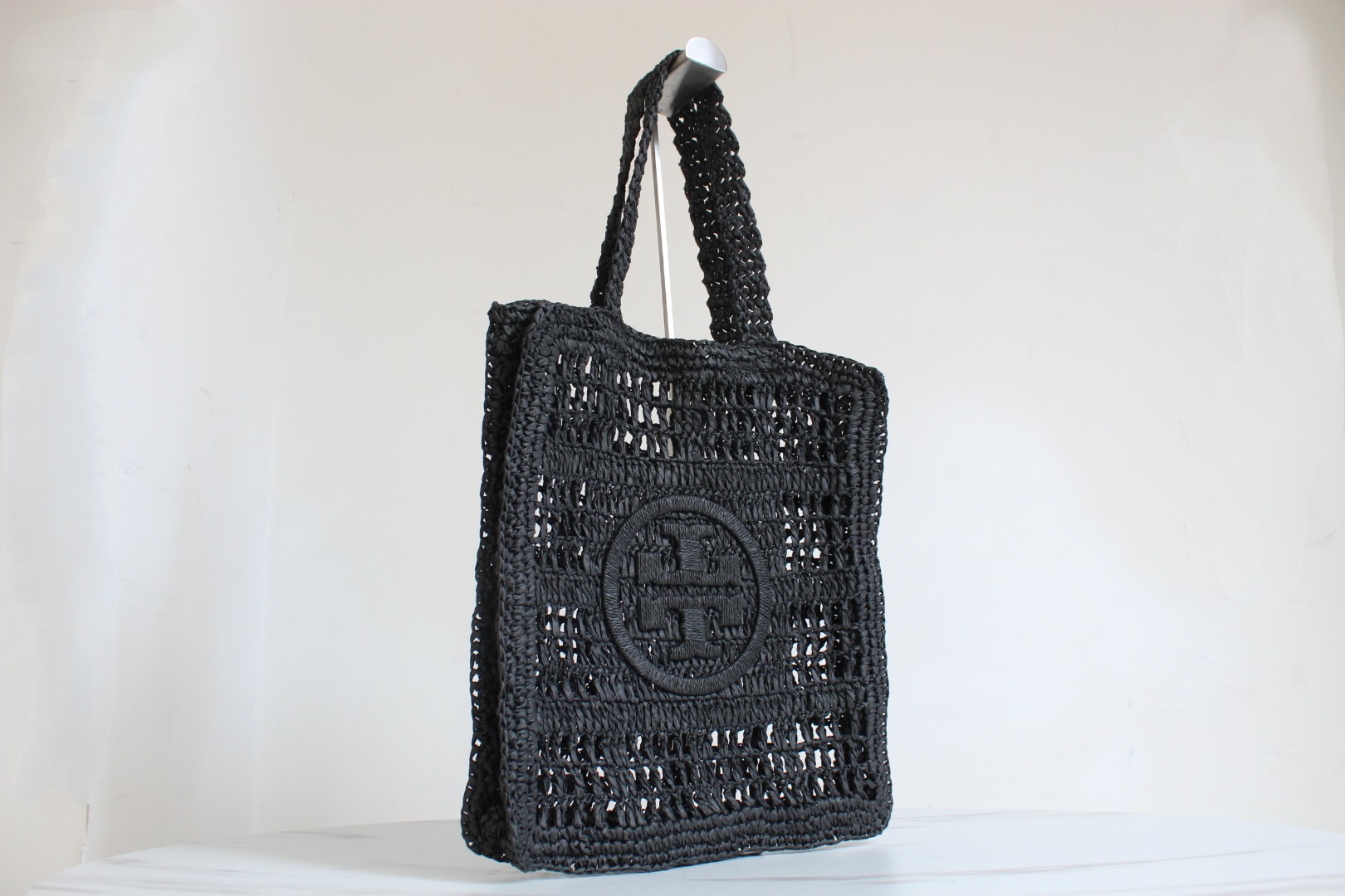 Tory Burch ToryBurch新款手提编织Ella托特包 体现设计师对编织提篮的热爱 精选手工钩编制成