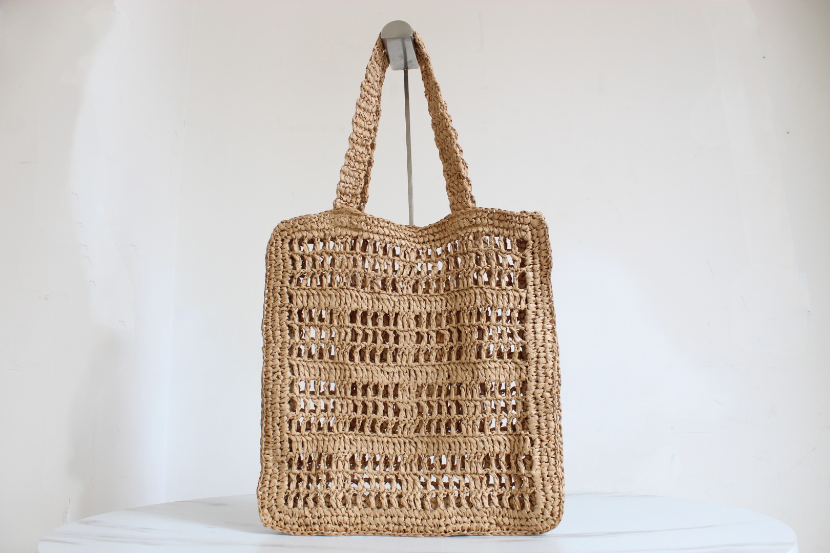 Tory Burch ToryBurch新款手提编织Ella托特包 体现设计师对编织提篮的热爱 精选手工钩编制成