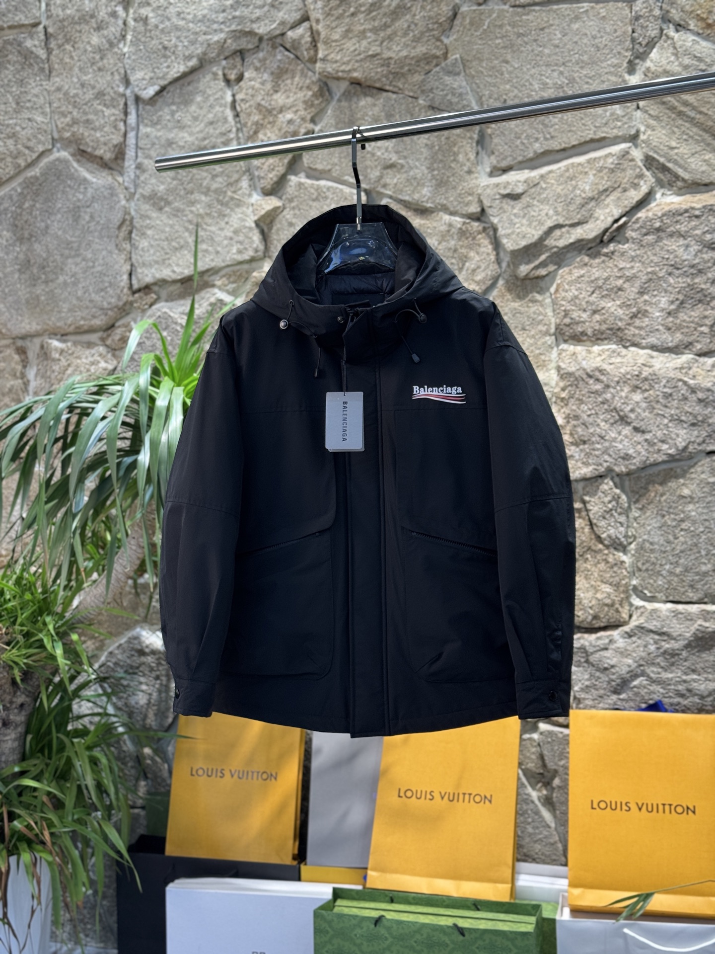 Se aceptan cambios y devoluciones después del Año Nuevo. P540 Balenciaga 2025 otoño-invierno nueva chaqueta de plumón c…