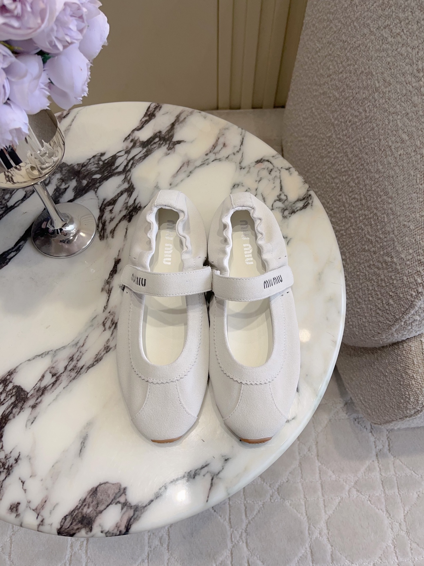 White Strap Sneakers