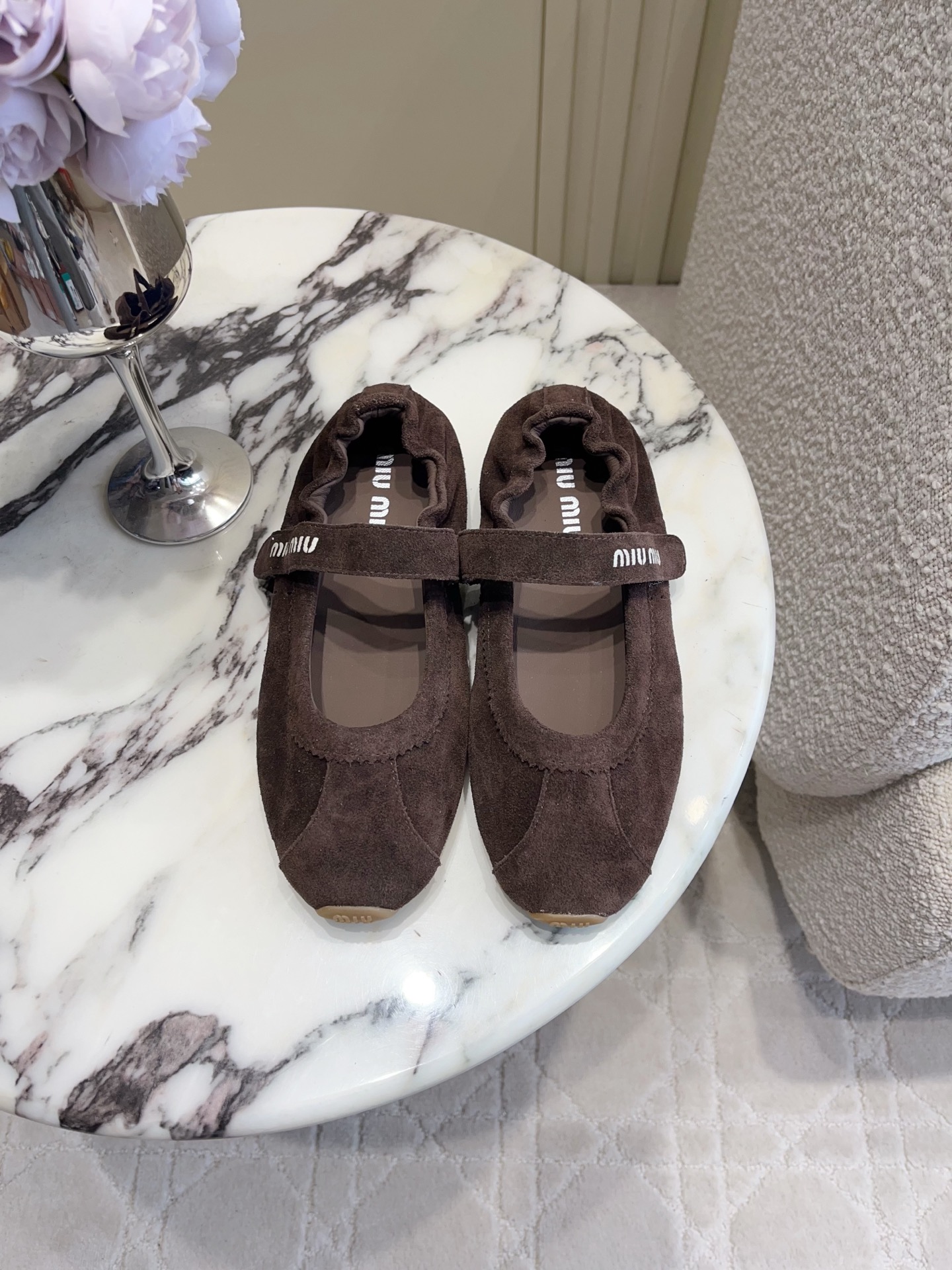 Brown Strap Sneakers