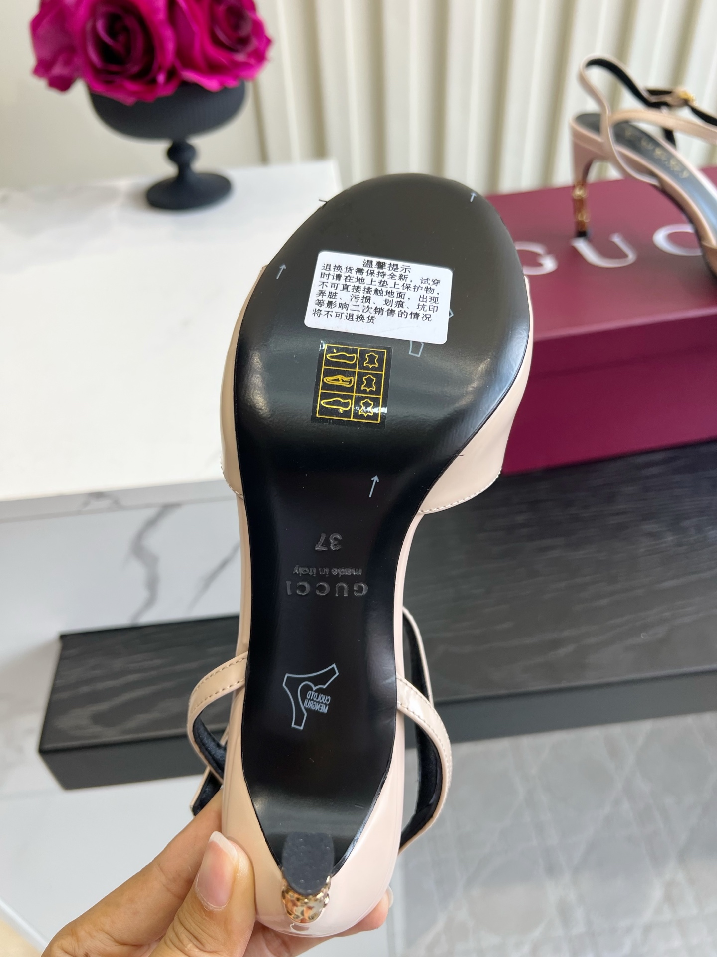 Gucci Horsebit Bamboo Heel Ankle Strap Sandals