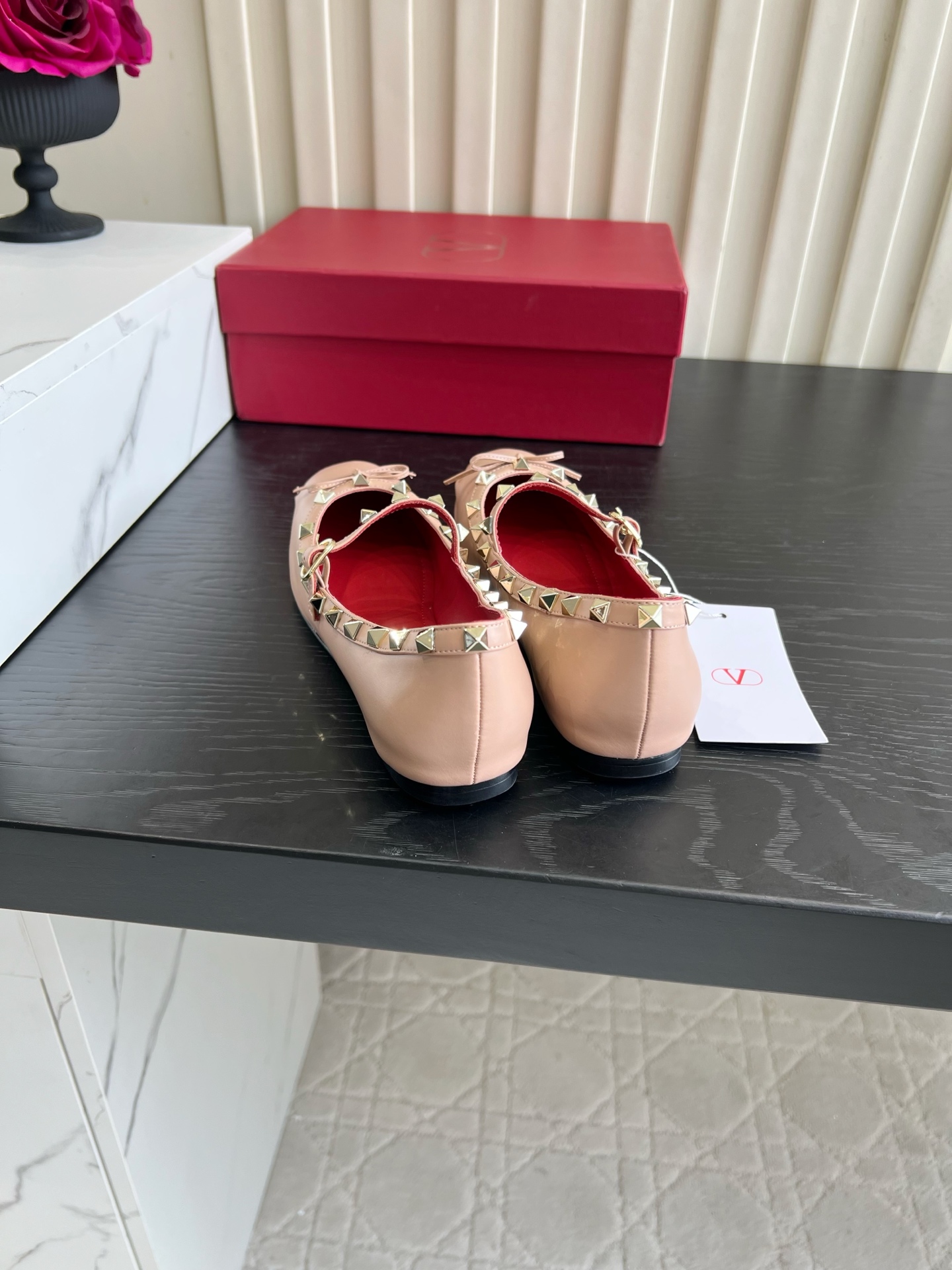 Valentino Rockstud Mary Jane Flats