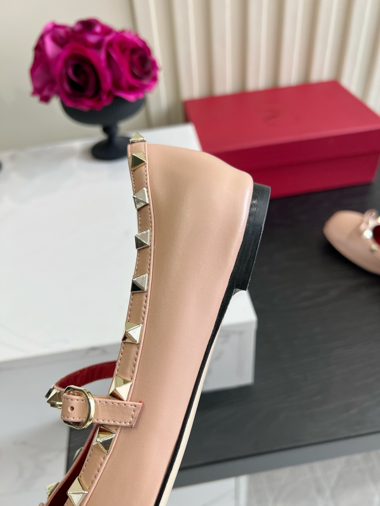 Valentino Rockstud Mary Jane Flats