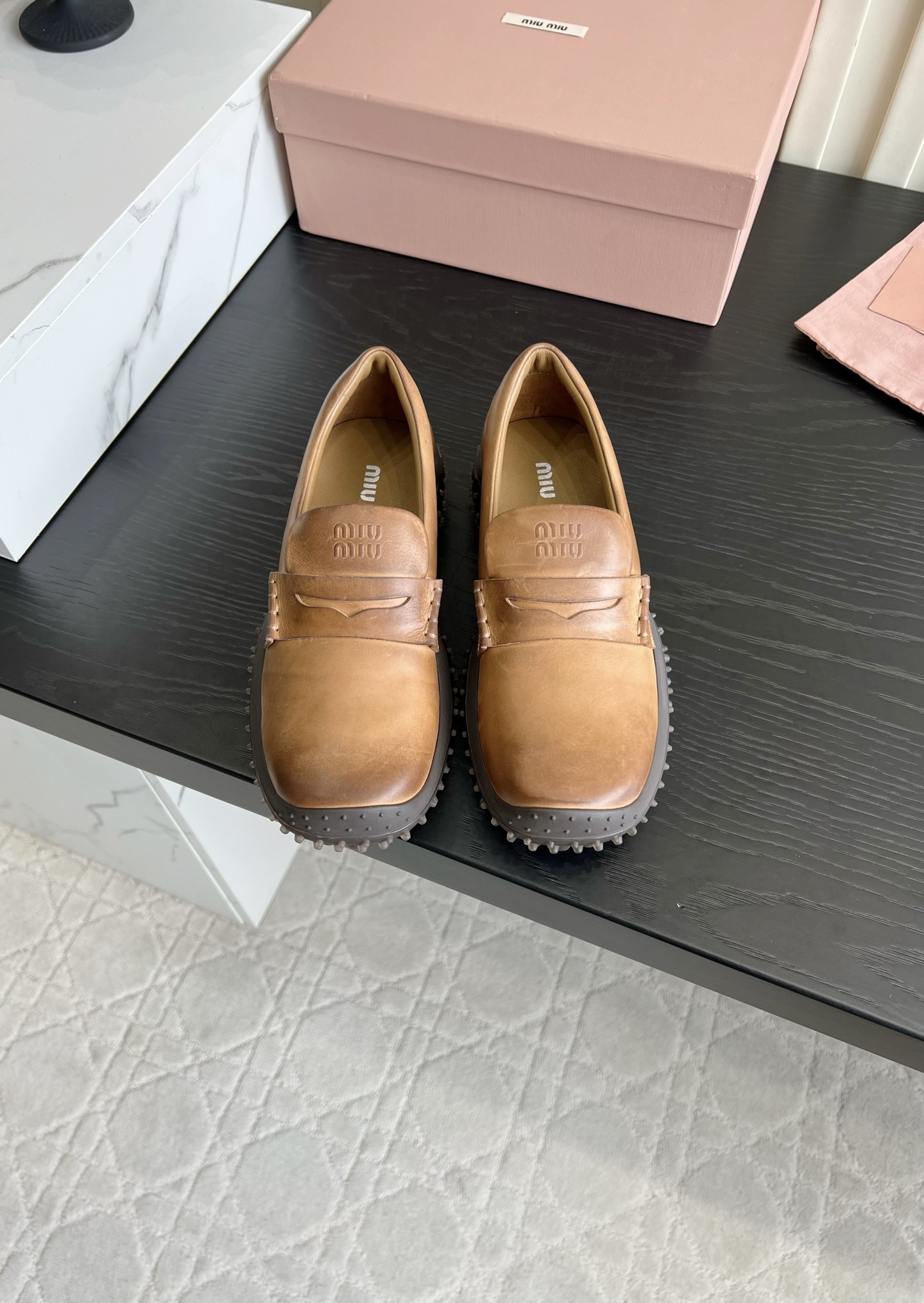 Лоферы Miu Miu