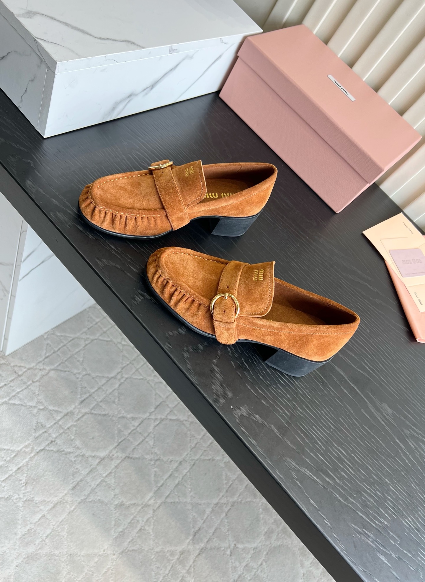 Лоферы Miu Miu